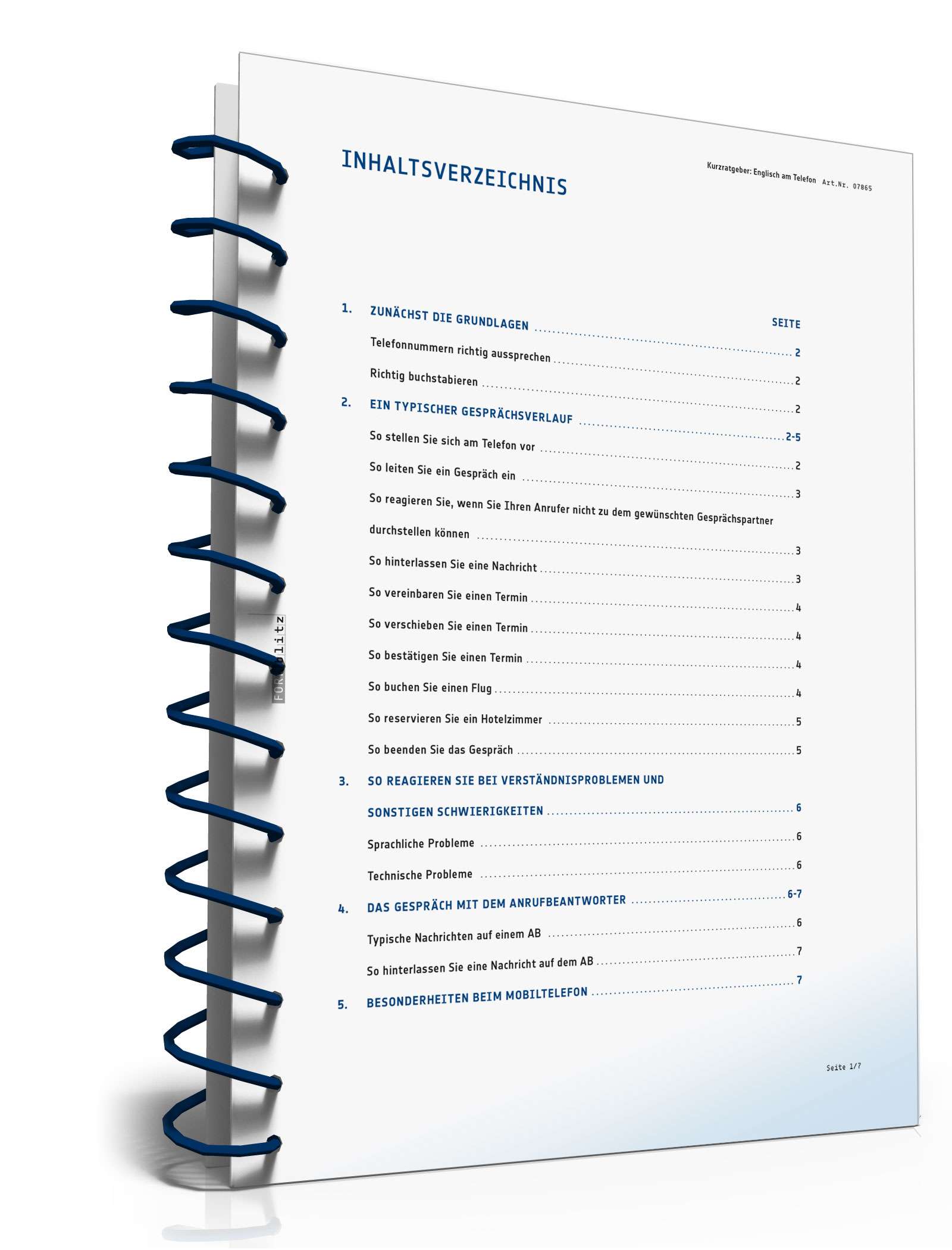 Telefon Englisch Spickzettel PDF. Seite: 2