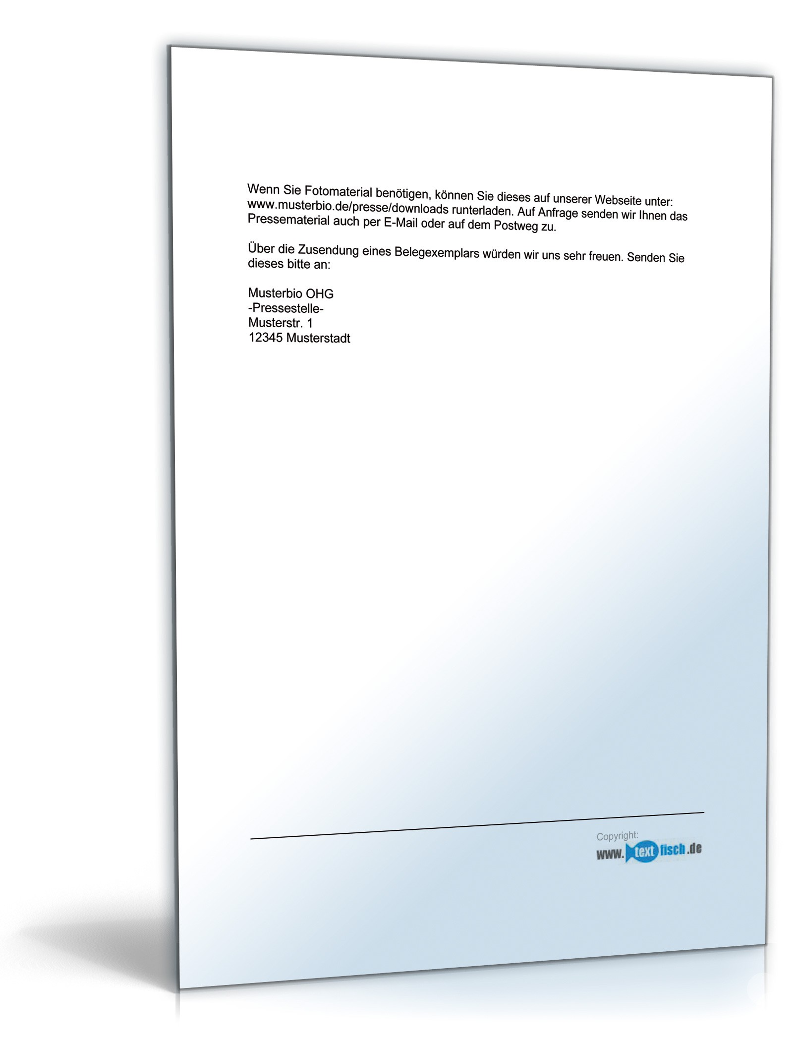 Pressemitteilung zur Eröffnung eines Bio-Supermarktes PDF. Seite: 2