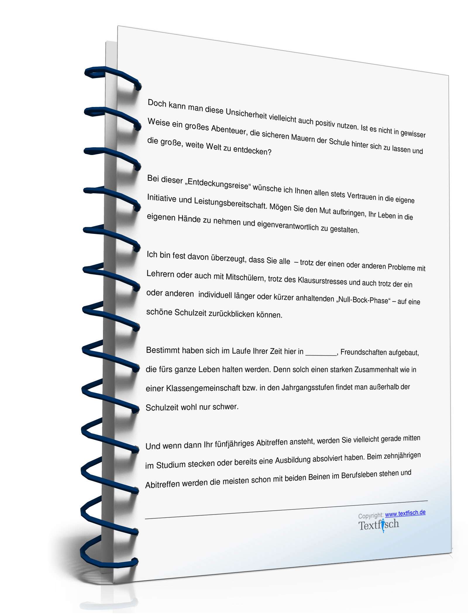 Abiturrede des Vertrauenslehrers oder Stufenleiters PDF. Seite: 4