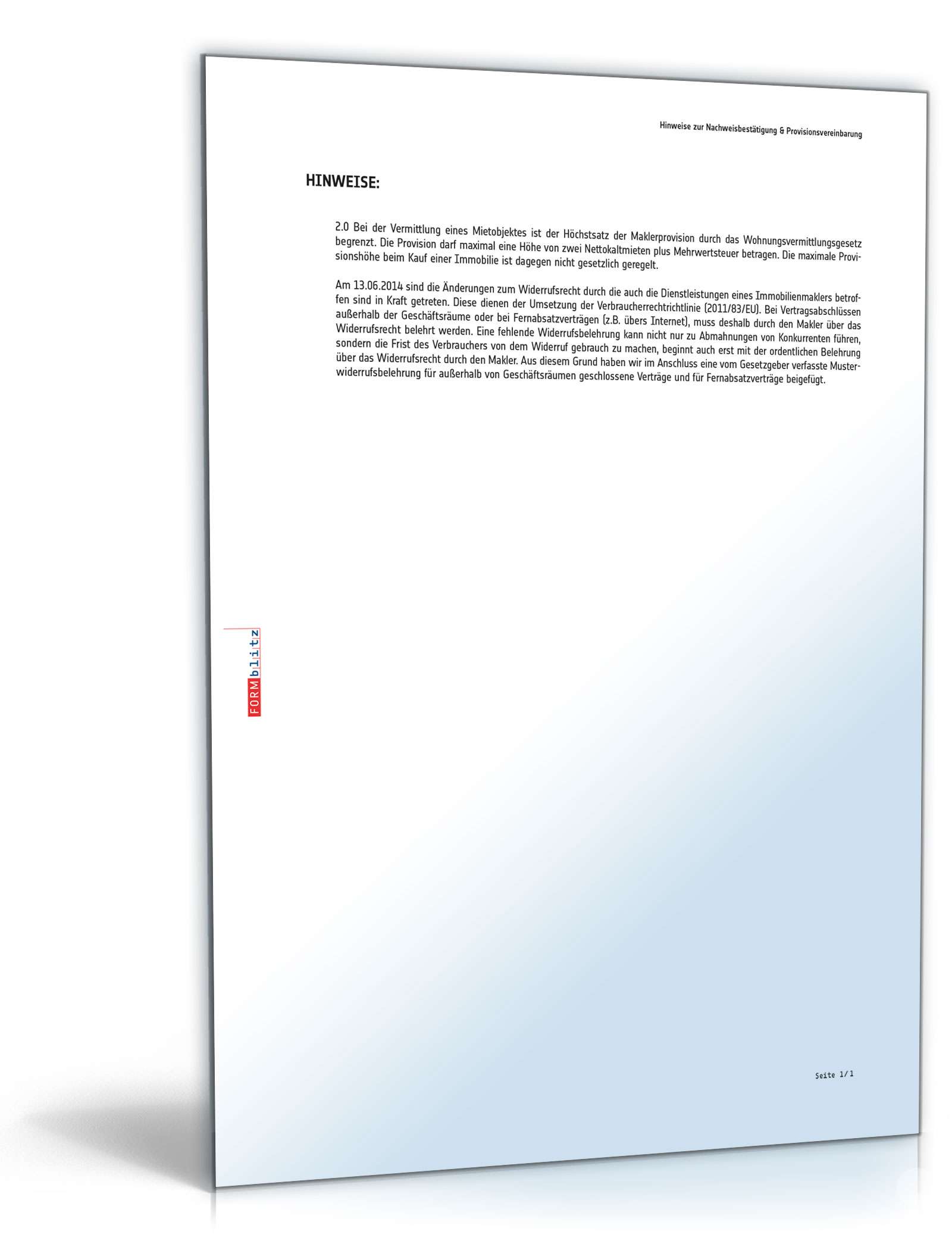 Nachweisbestätigung Makler und Käufer  PDF. Seite: 6