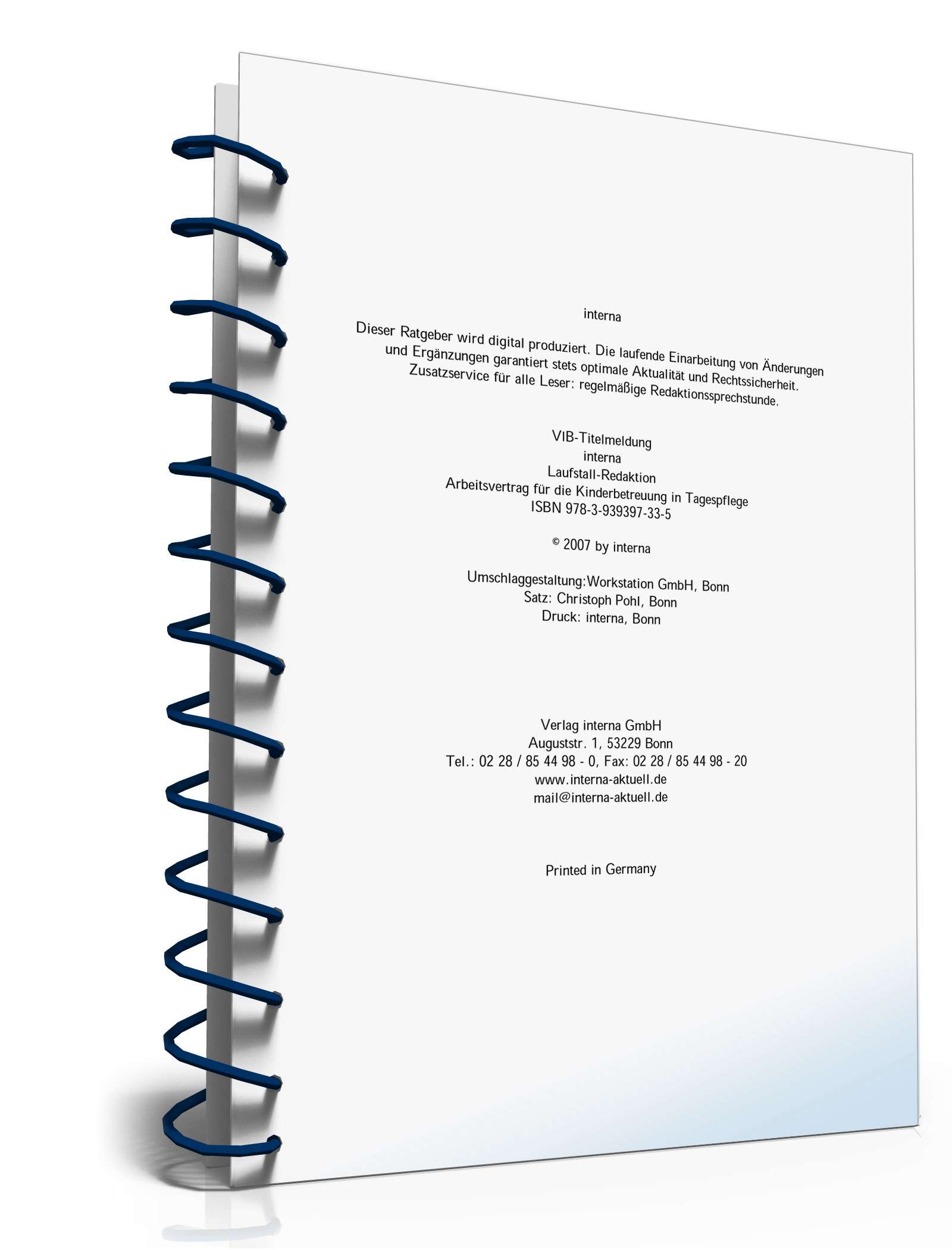 Ratgeber zum Arbeitsvertrag in der Kinderbetreuung  PDF. Seite: 2