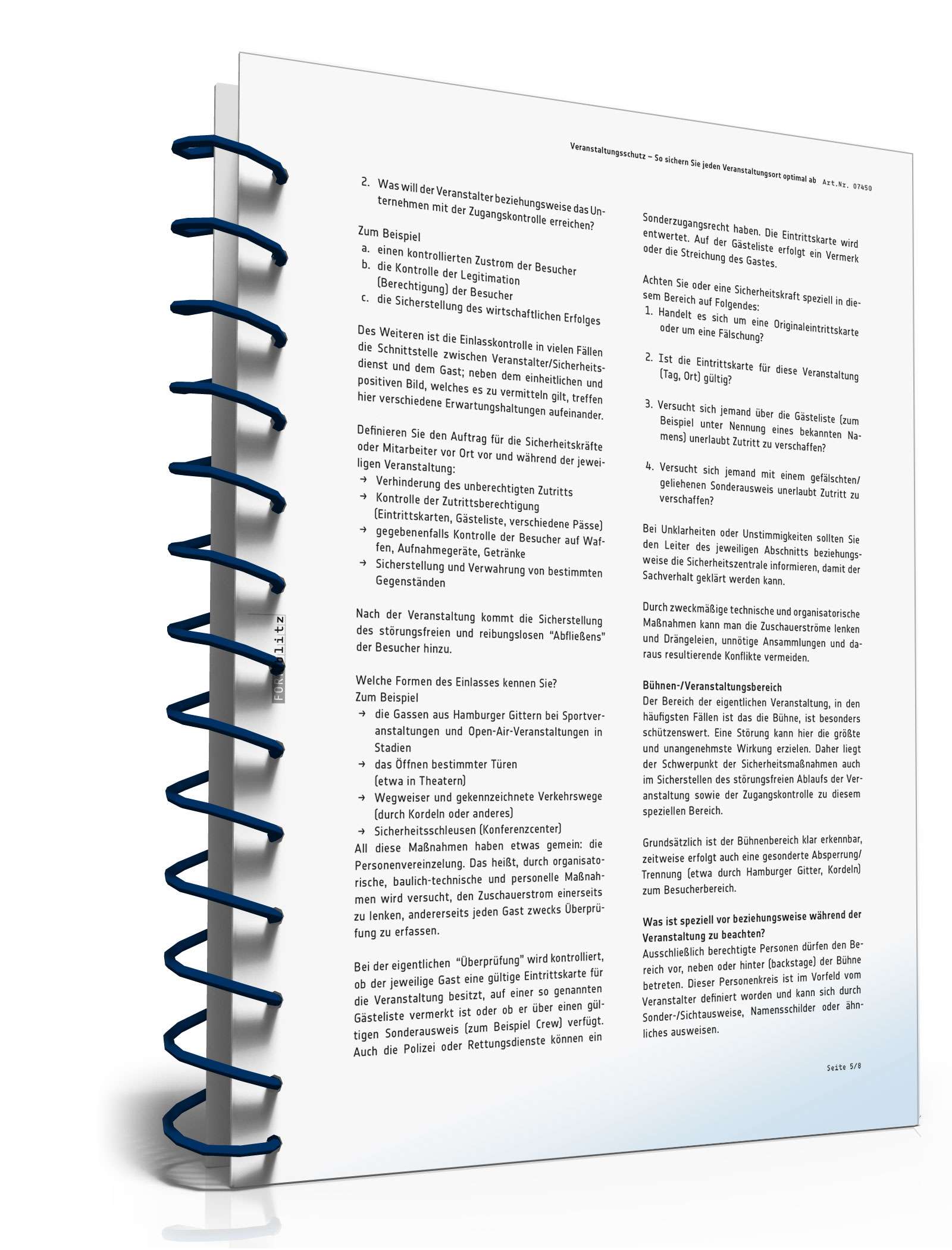 Ratgeber Veranstaltungsschutz PDF. Seite: 6