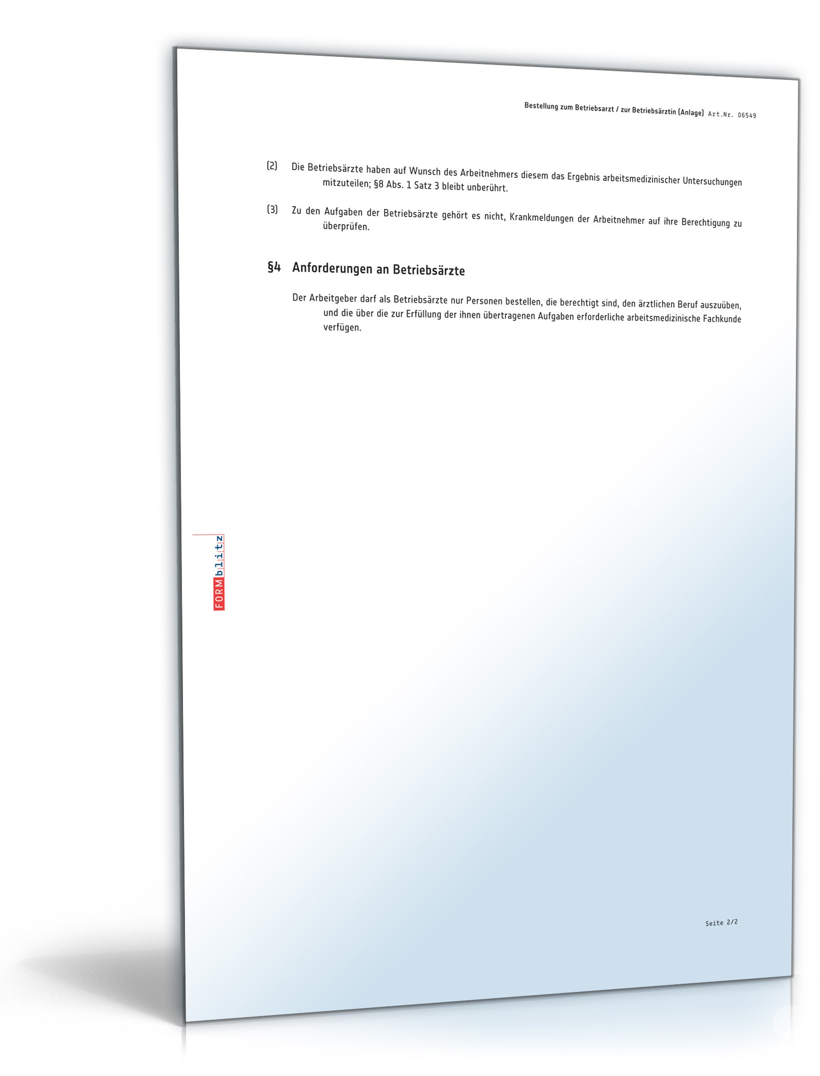 Bestellung Betriebsarzt PDF. Seite: 5