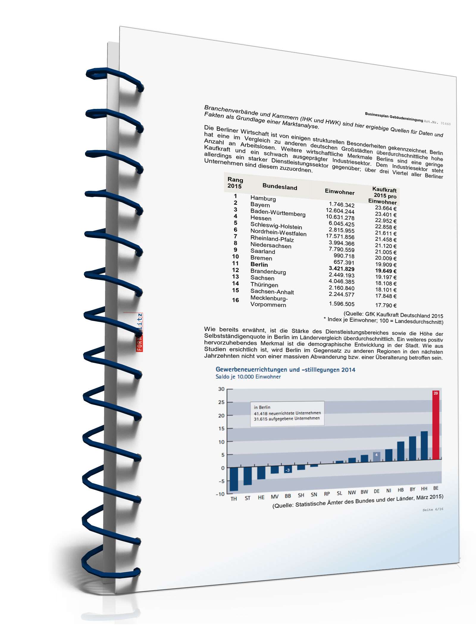 Businessplan Gebäudereinigung Excel. Seite: 5