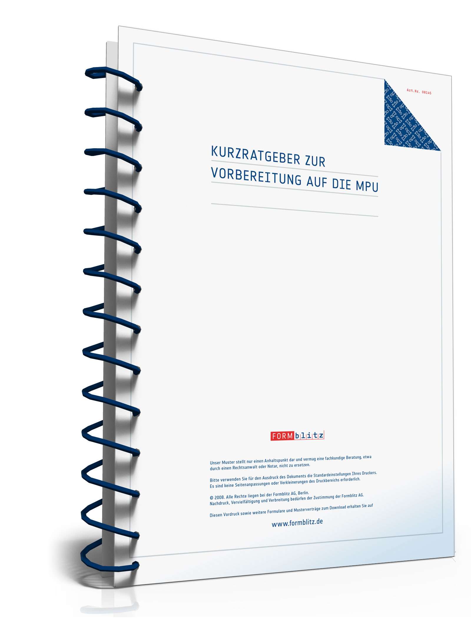 Kurzratgeber zur Vorbereitung auf die MPU PDF