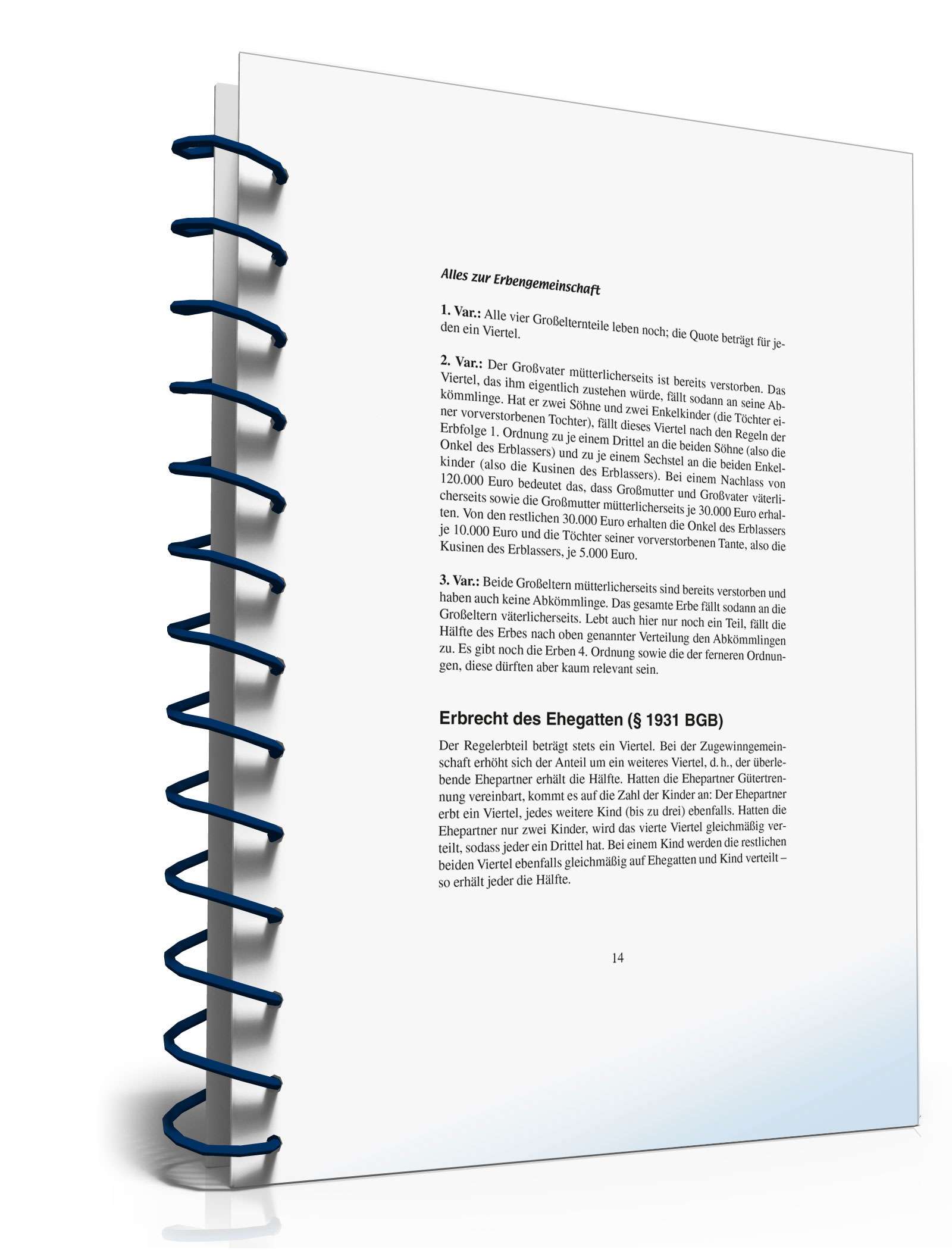 Ratgeber Erbengemeinschaft PDF. Seite: 14