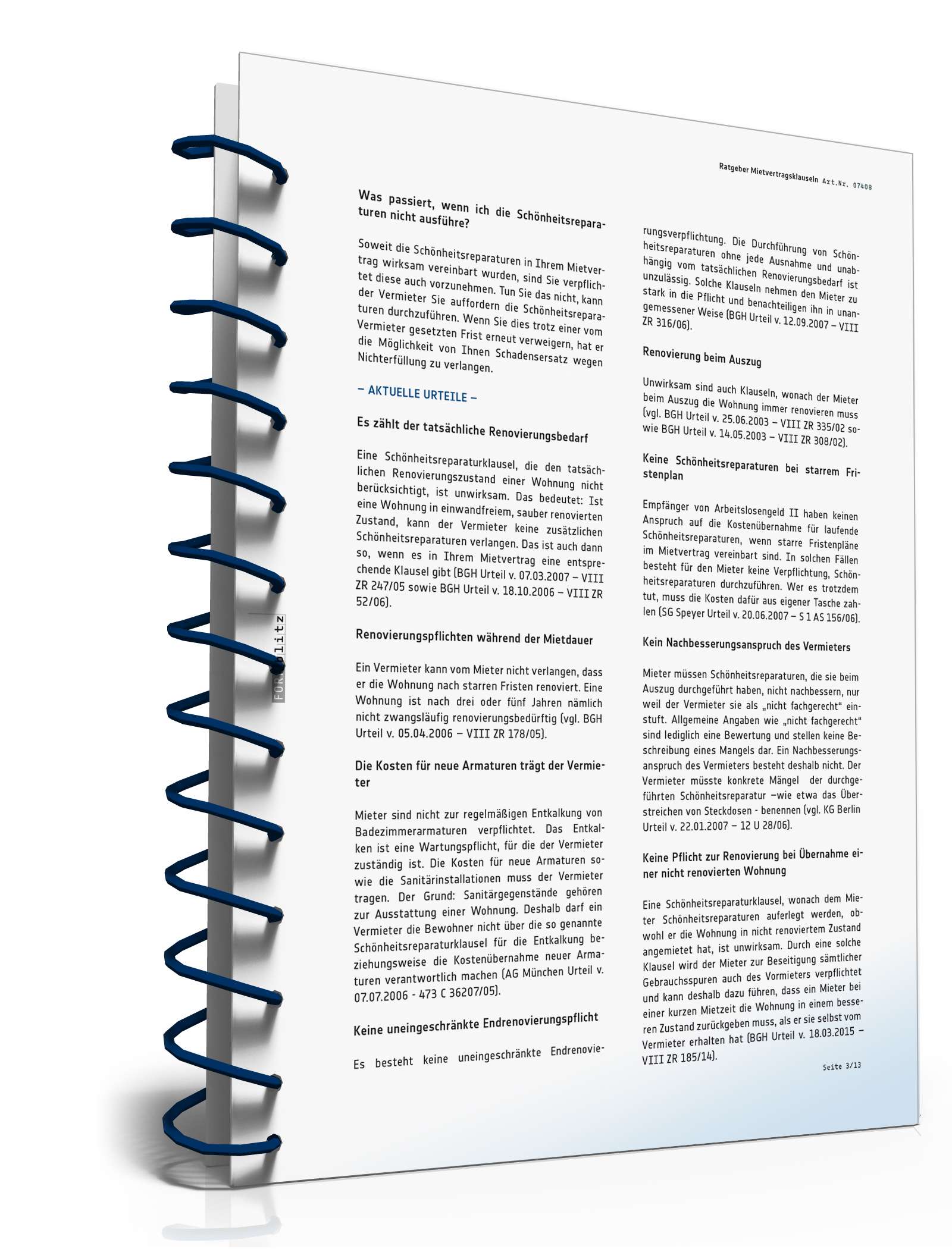 Ratgeber Mietvertragsklauseln  PDF. Seite: 4