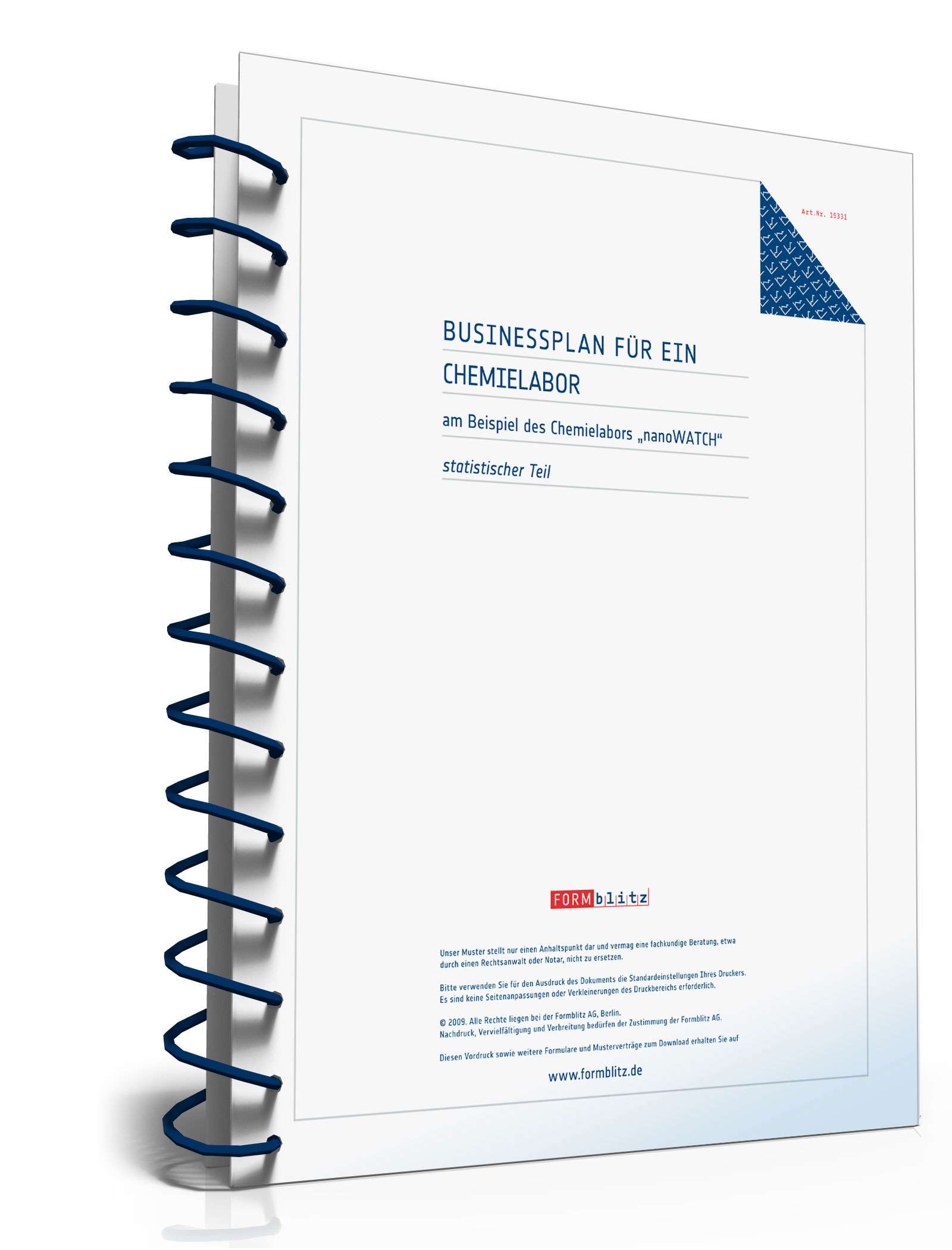 Businessplan Chemielabor/Chemieunternehmen Excel. Seite: 17