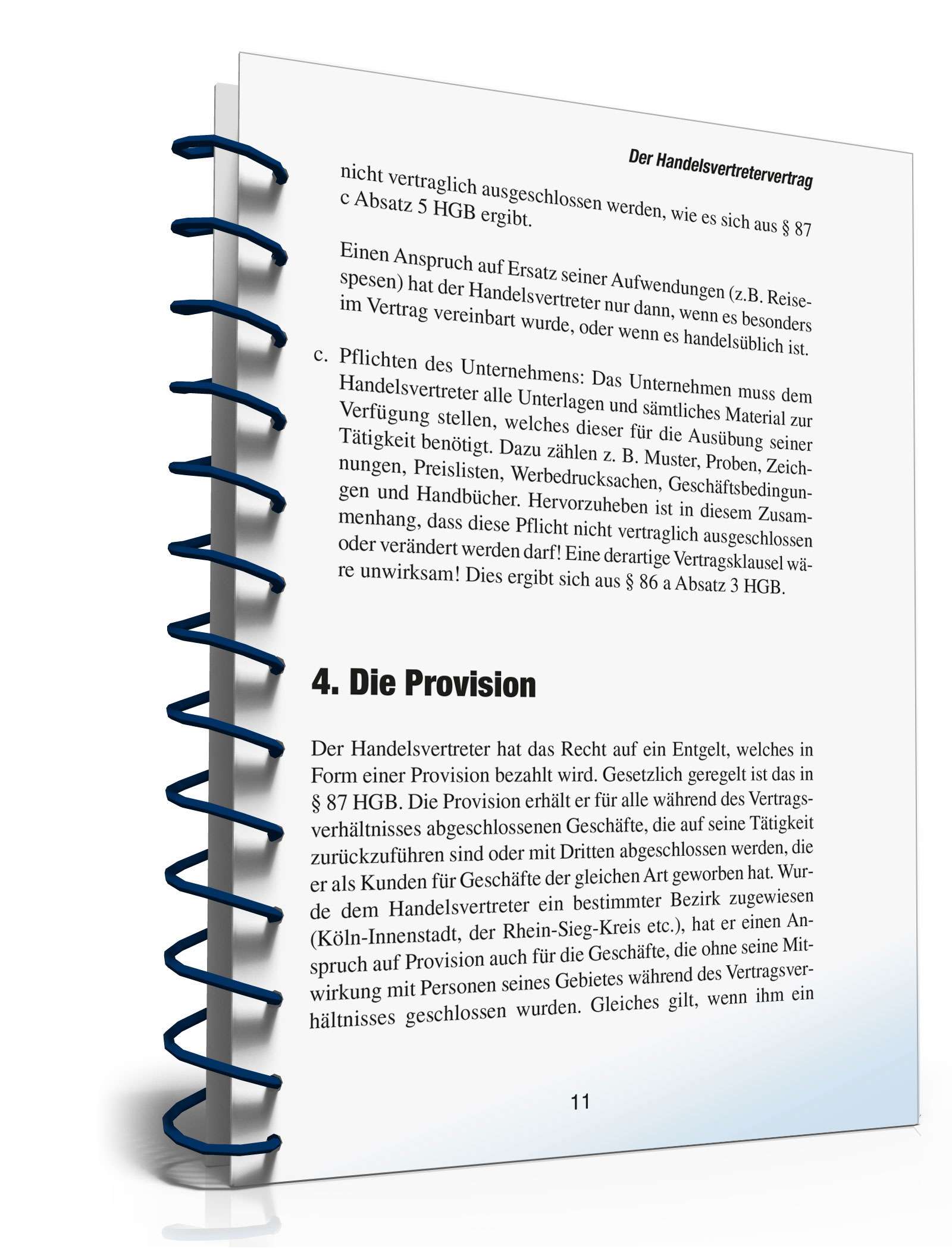 Handelsvertretervertrag abschließen PDF. Seite: 10