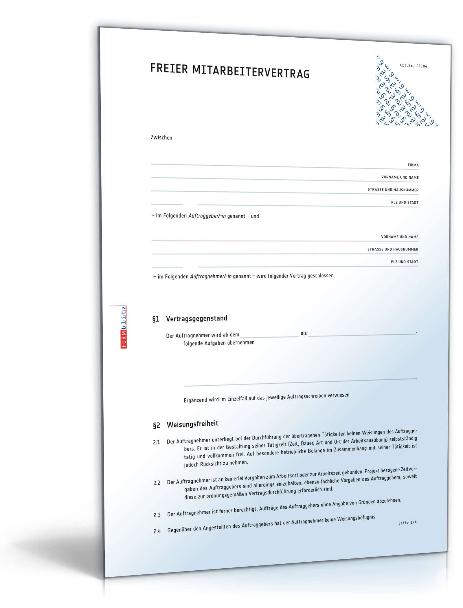 Vorlagen-Paket für Selbstständige Excel. Seite: 8