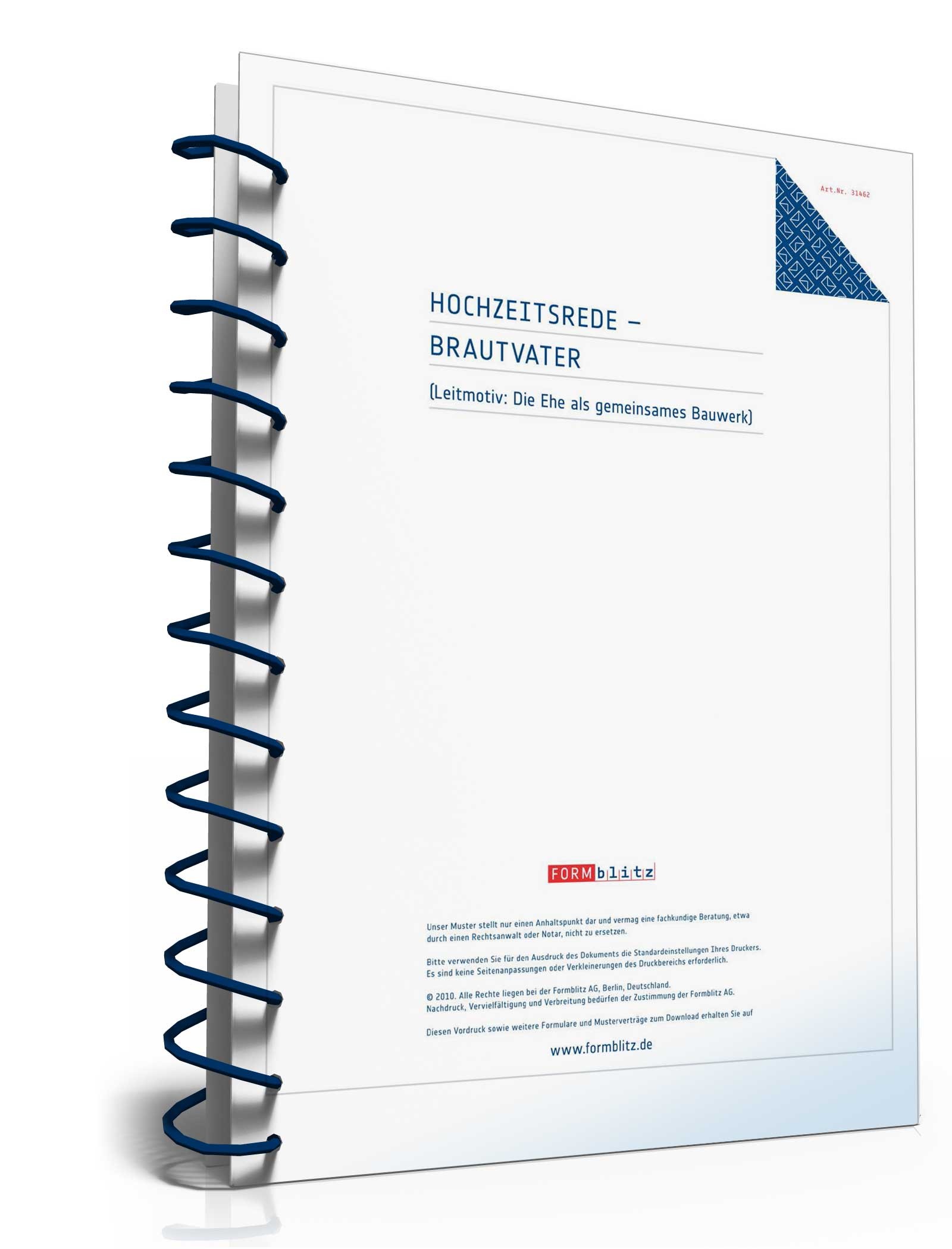 Hochzeitsrede Vater der Braut Word