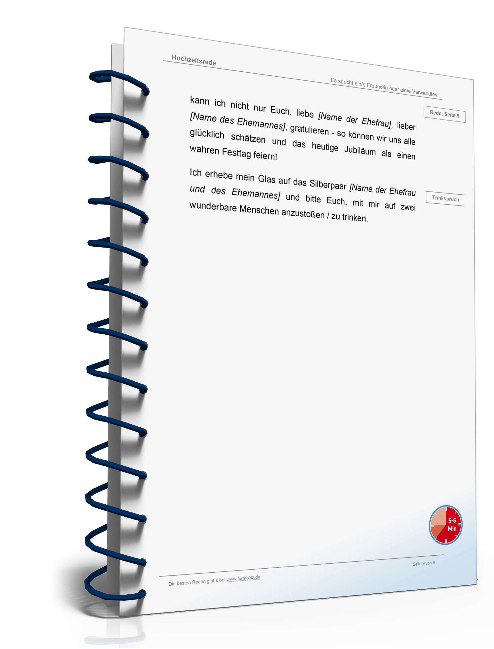 Rede Silberne Hochzeit Word. Seite: 9