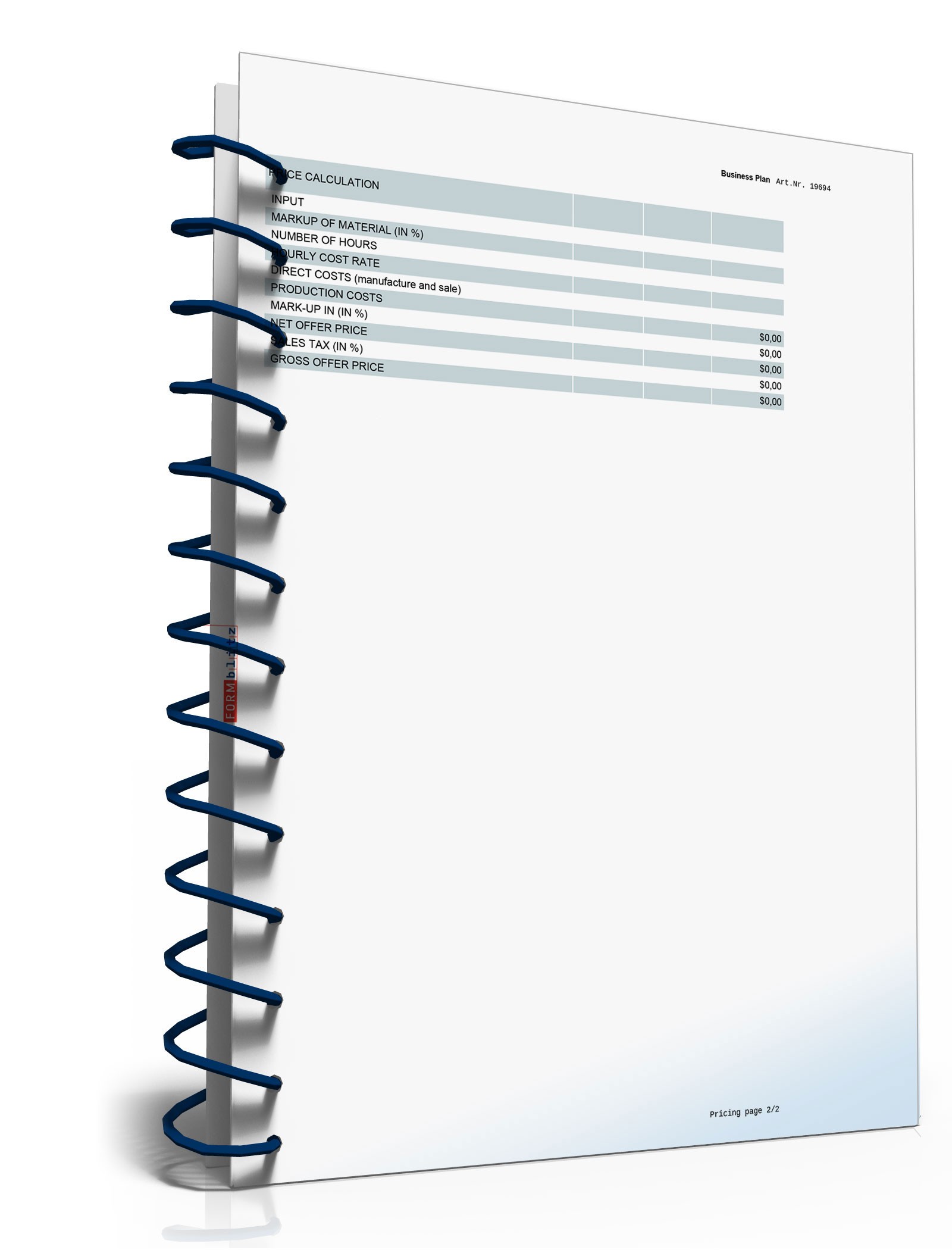 Businessplan auf Englisch Excel. Seite: 24