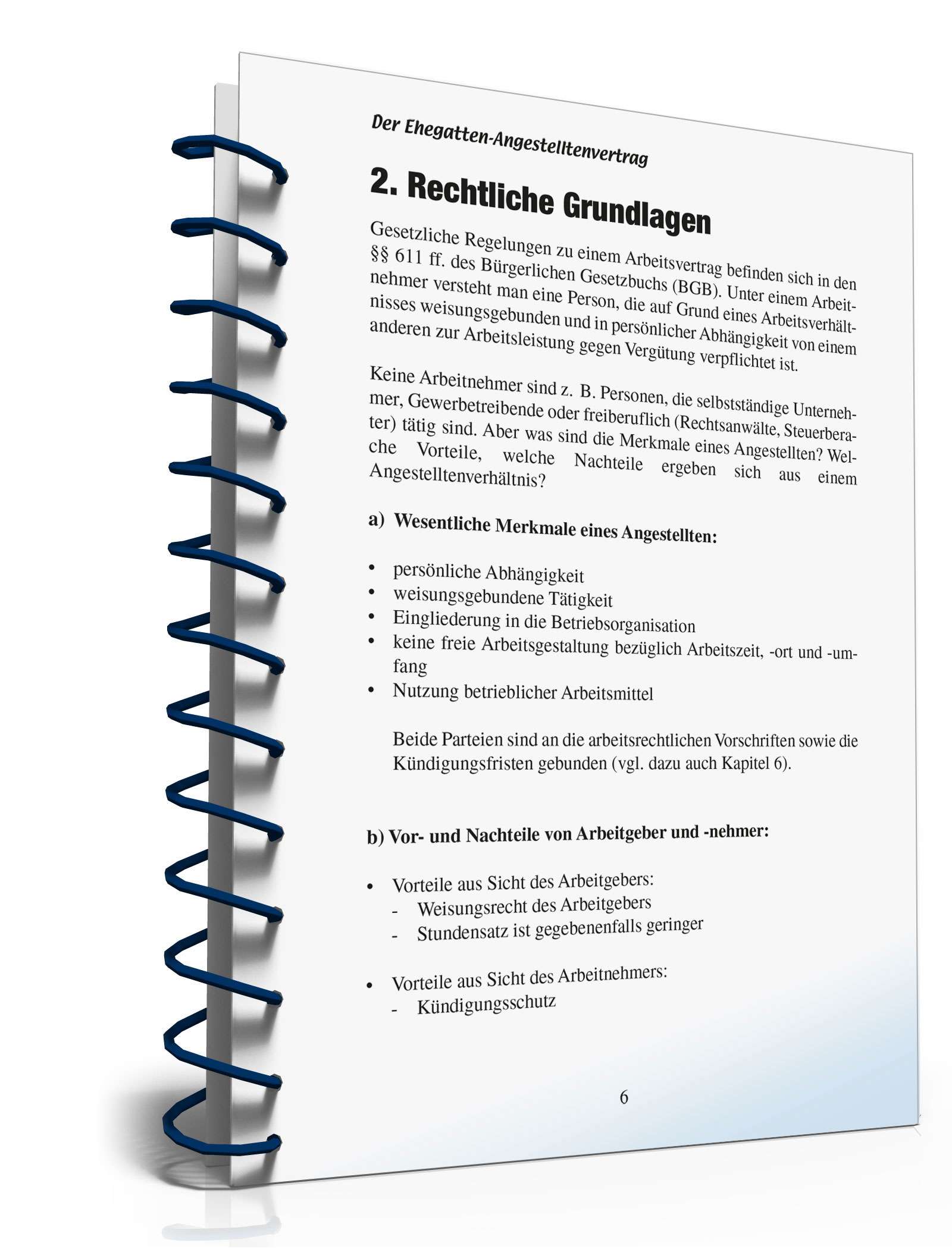 Ratgeber Ehegatten-Angestelltenvertrag PDF. Seite: 5