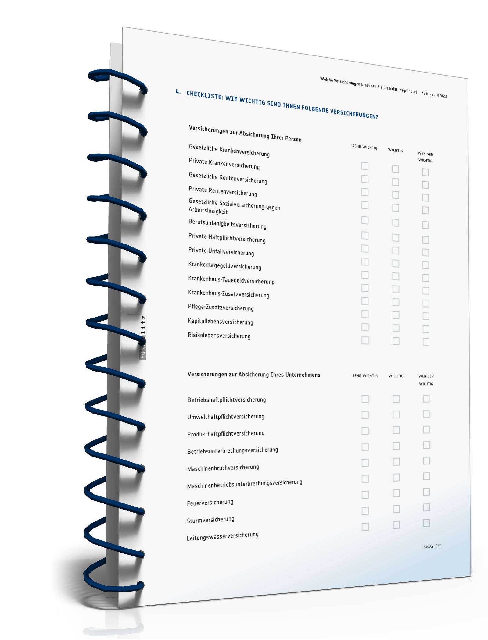 Ratgeber Versicherung Existenzgründer  PDF. Seite: 4