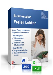 Businessplan Freier Lektor Excel