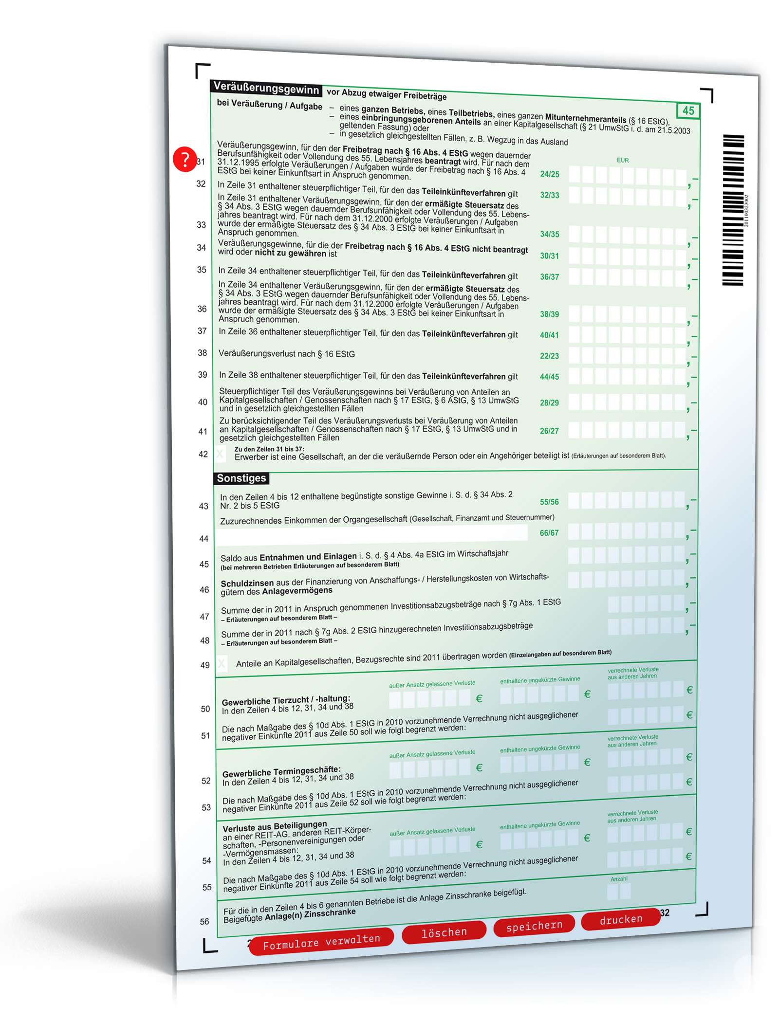 Anlage G 2011 PDF. Seite: 2