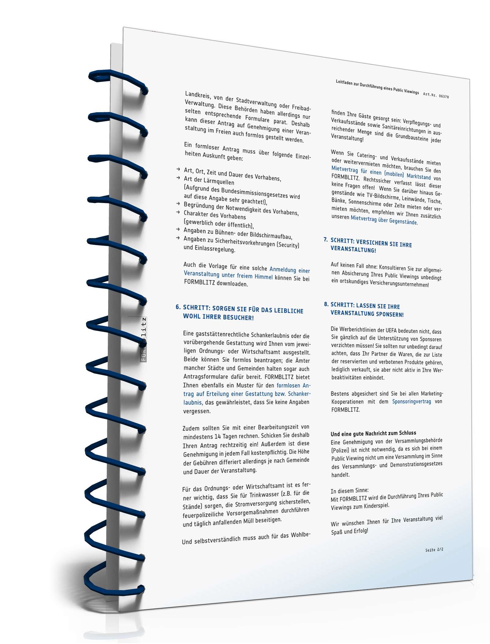 Leitfaden Public Viewing PDF. Seite: 3