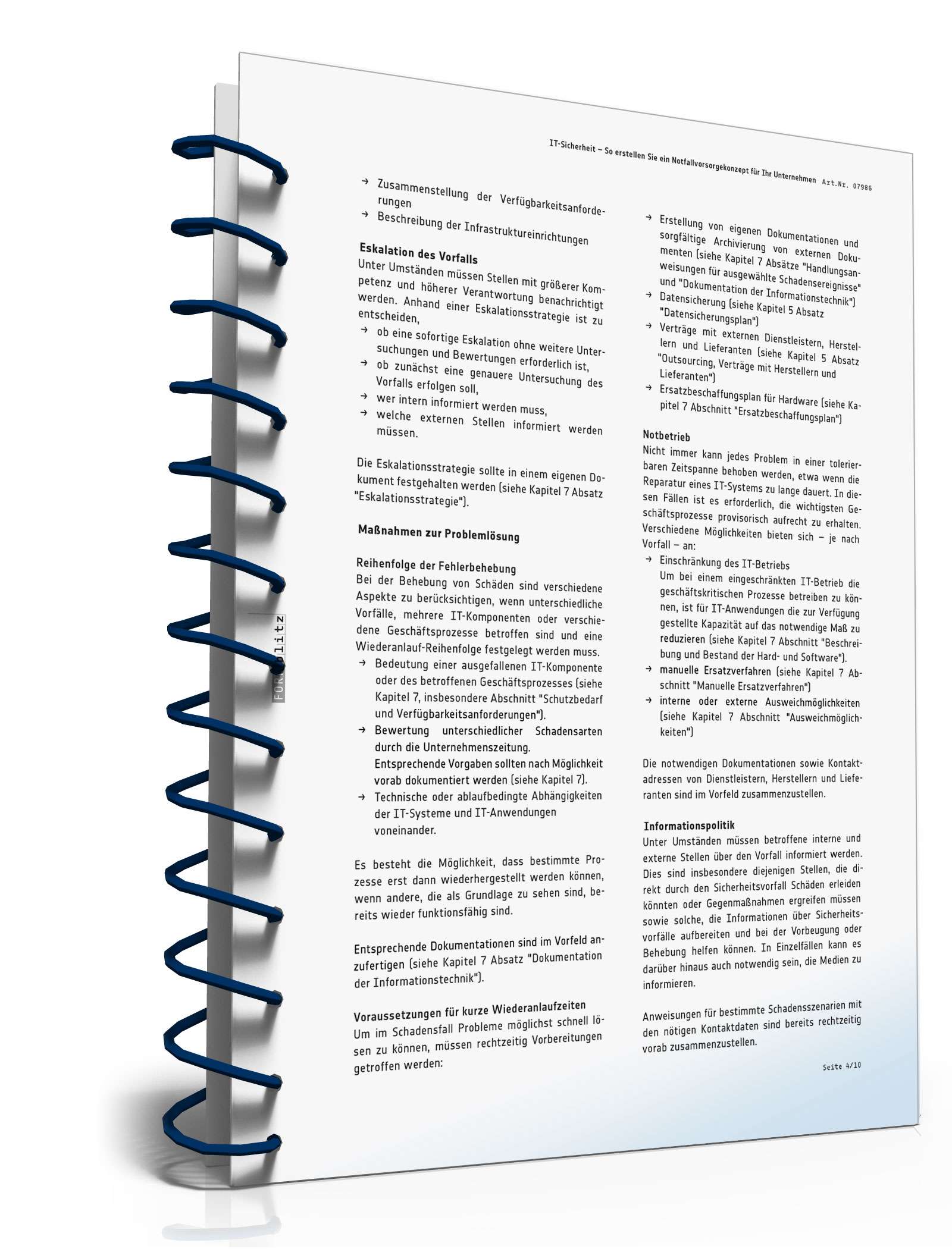 Ratgeber Notfallvorsorgekonzept IT-Sicherheit PDF. Seite: 5