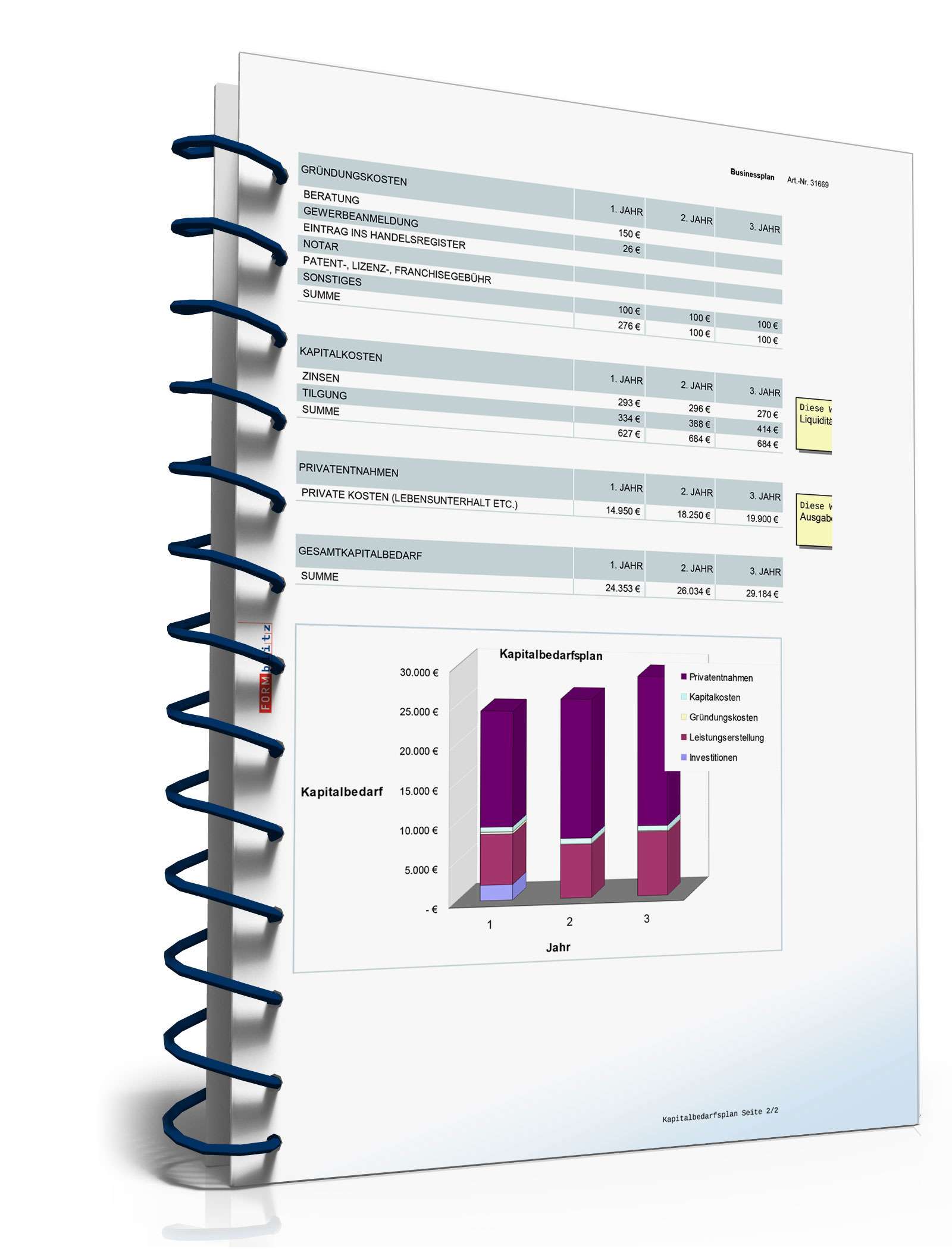 Businessplan eBay-Shop Excel. Seite: 19