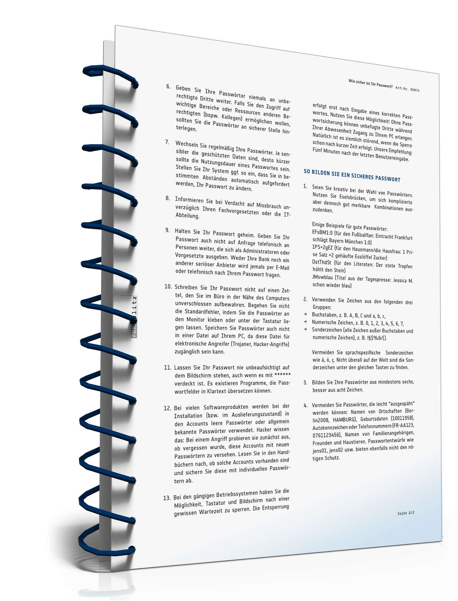 Ratgeber Sicherheit Passwort  PDF. Seite: 3