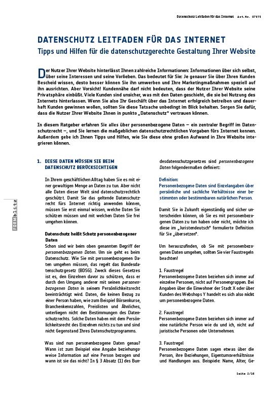 Internet-Start-up-Gründerset kompakt Excel. Seite: 6