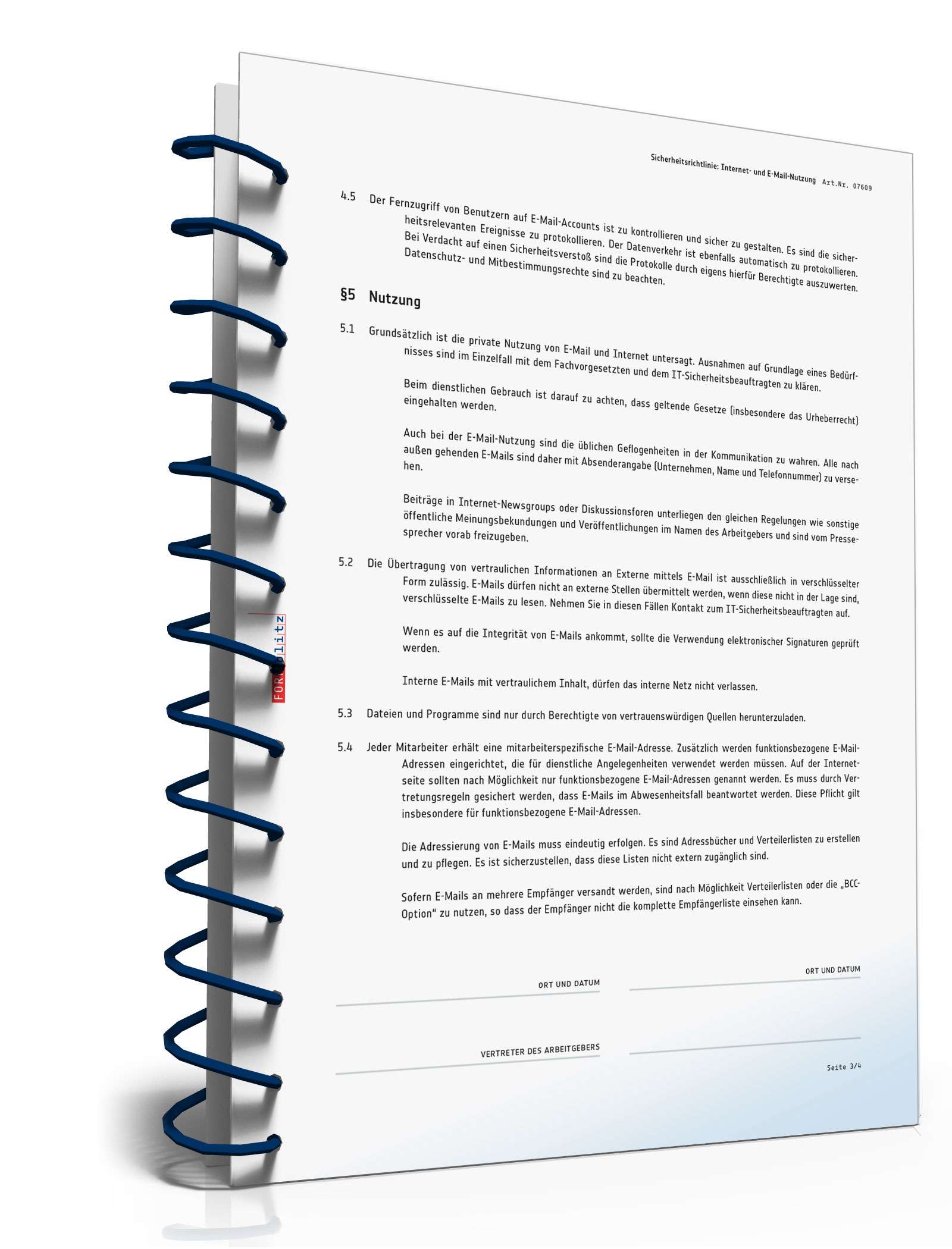 Sicherheitsrichtlinie Internet- und E-Mail-Nutzung PDF. Seite: 4