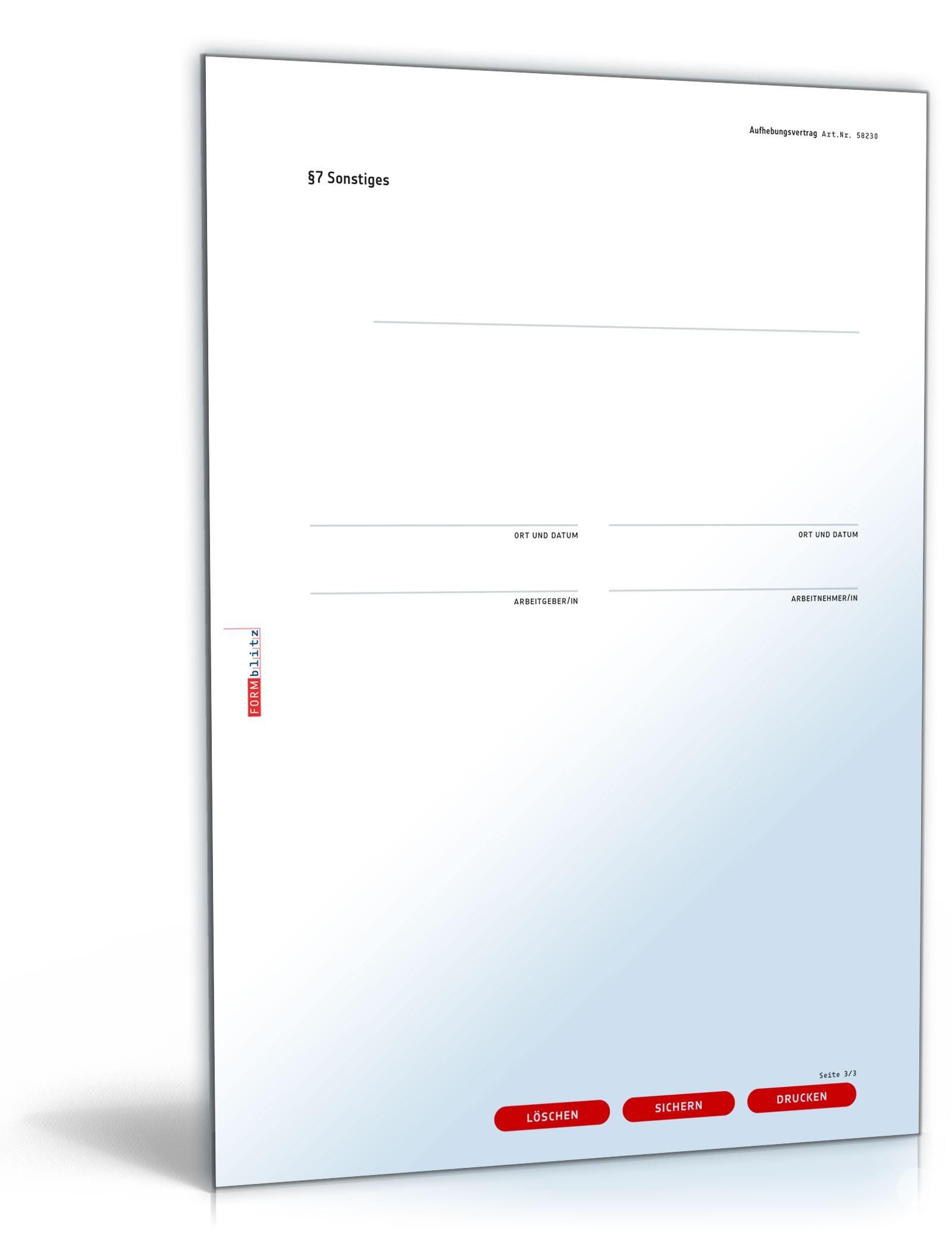 Probezeitverlängerung durch Aufhebungsvertrag PDF. Seite: 3