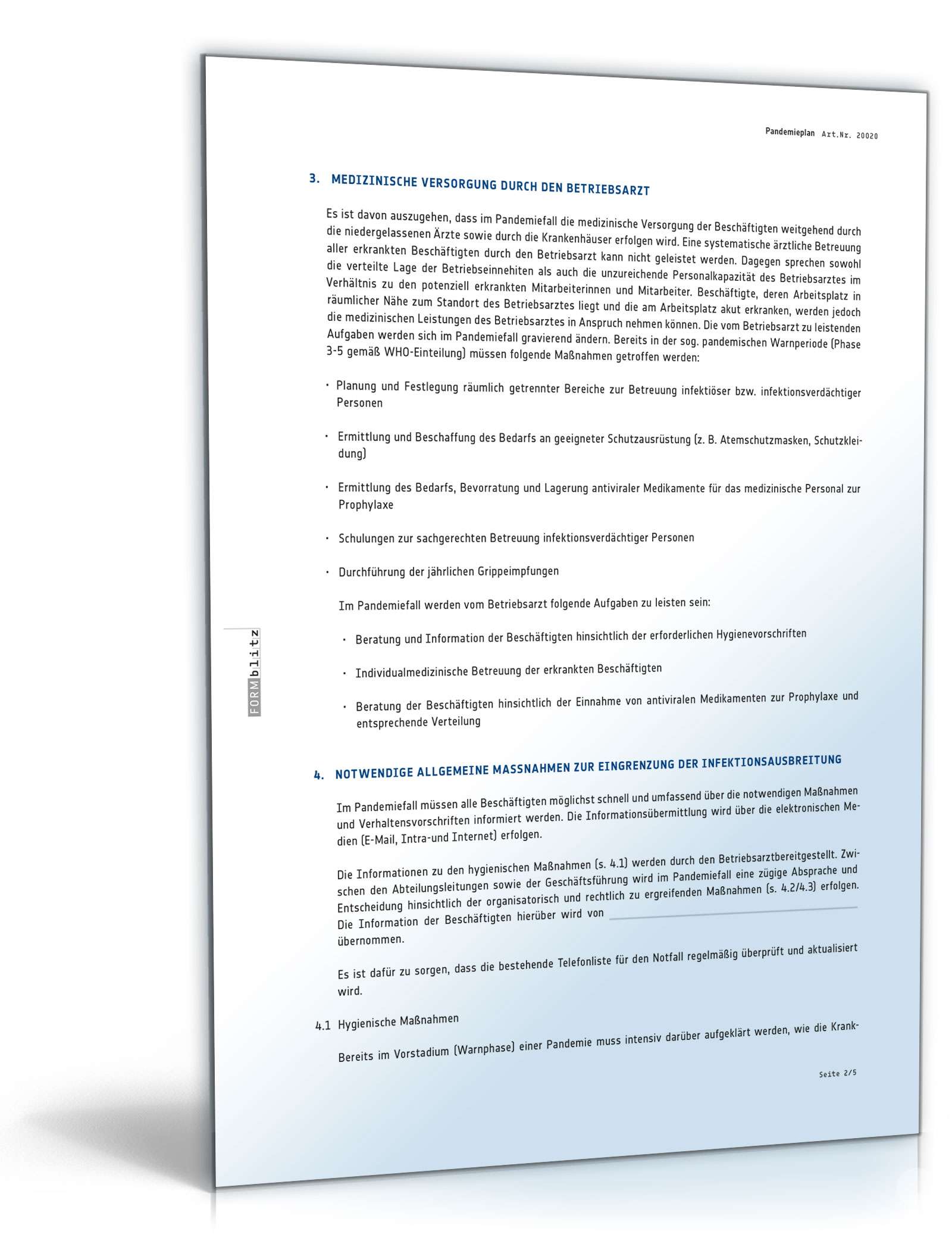 Pandemie-Paket Excel. Seite: 4