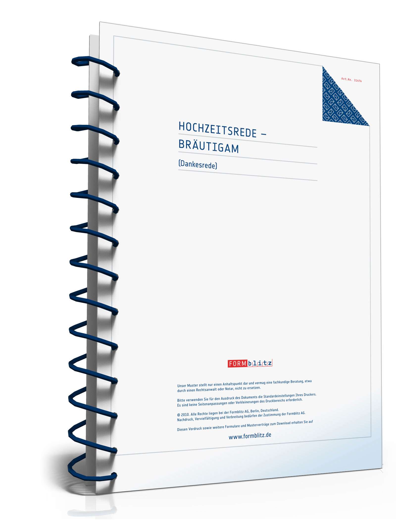 Hochzeitsrede Bräutigam Word