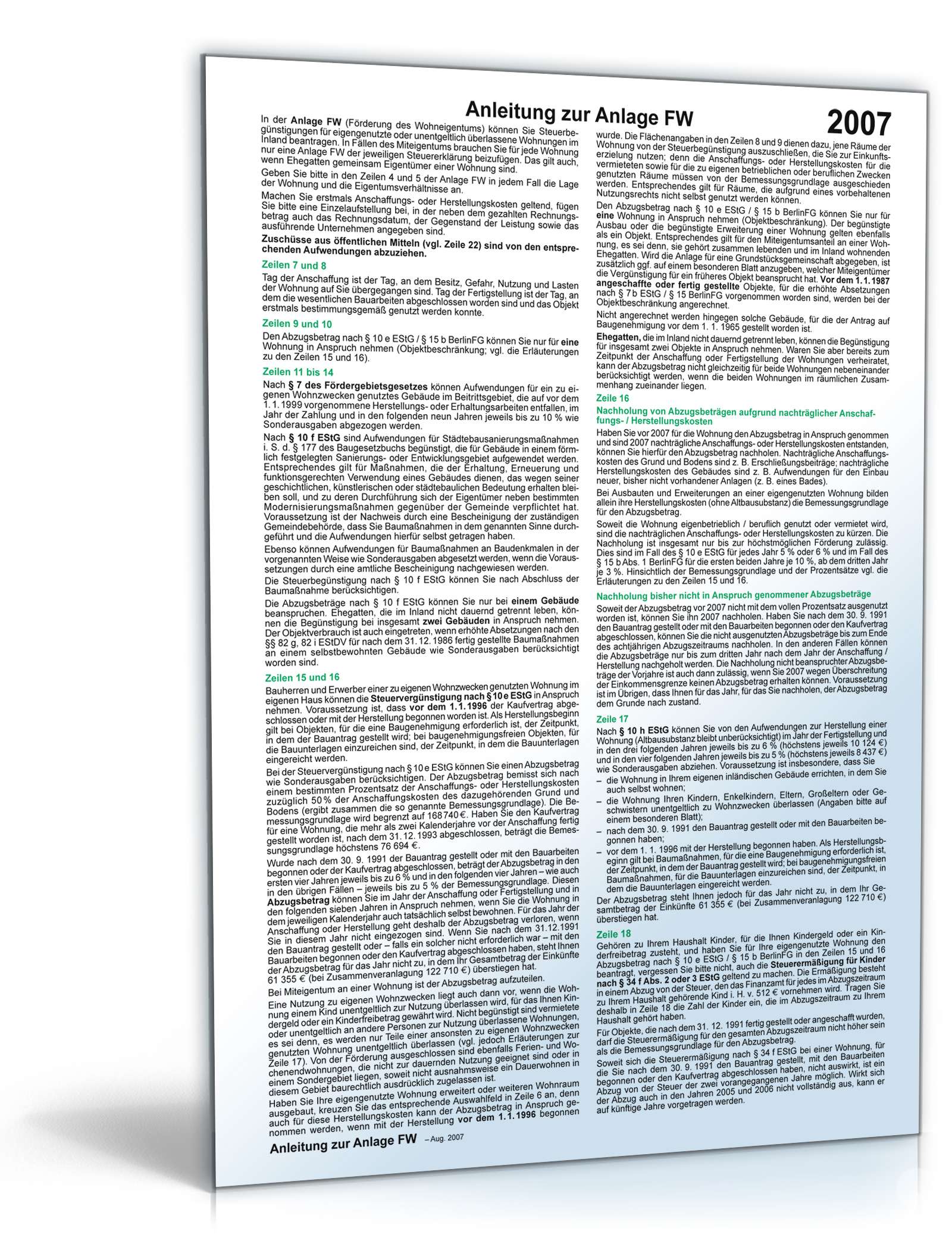 Anlage FW 2007 PDF. Seite: 2