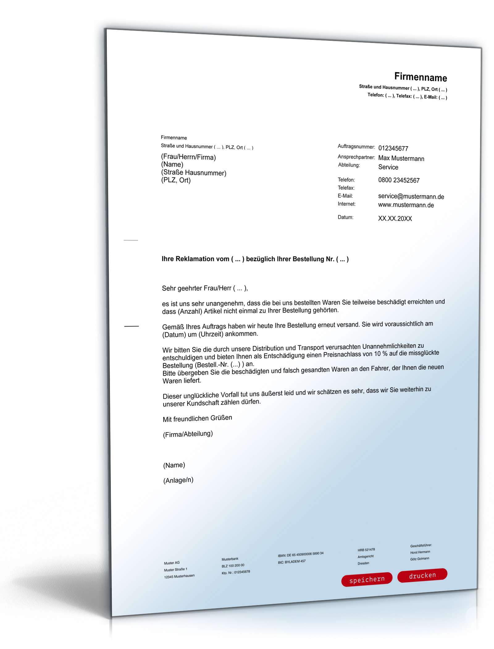 Angebot Preisnachlass  PDF