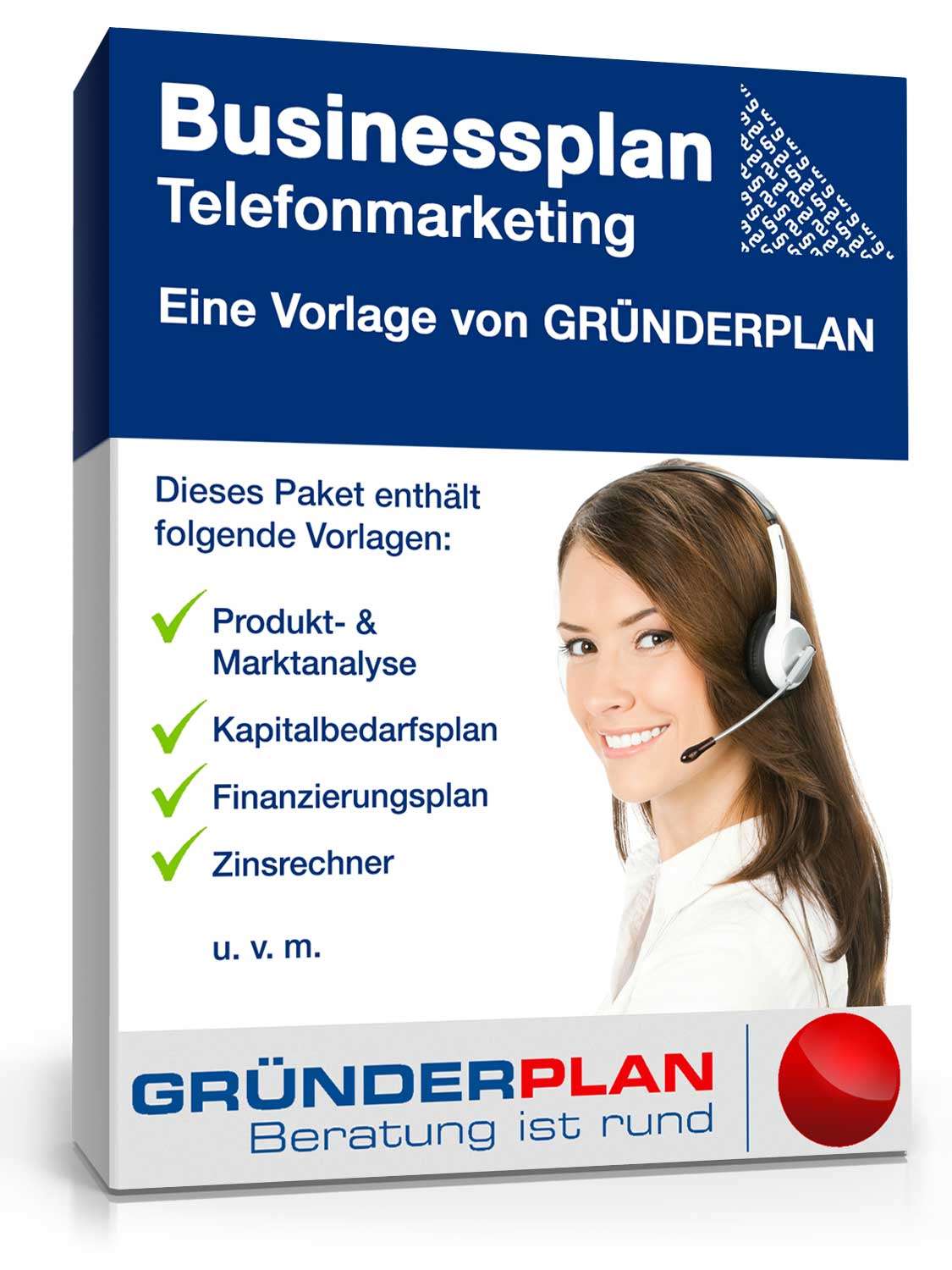 Businessplan Telefonmarketing von Gründerplan Excel