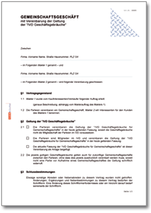 Gemeinschaftsgeschäft zwischen Maklern Word