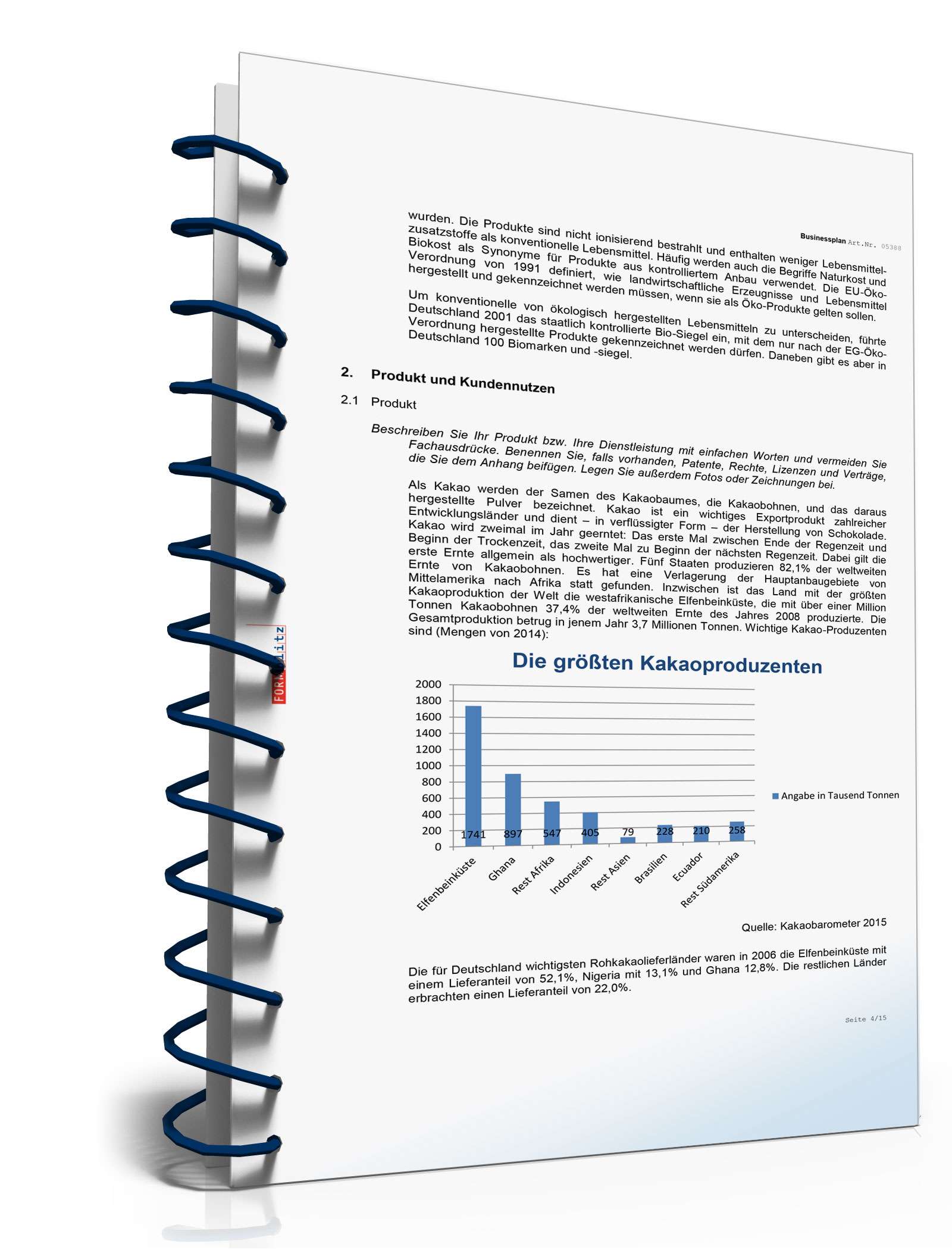 Businessplan Im- und Exportunternehmen Excel. Seite: 3