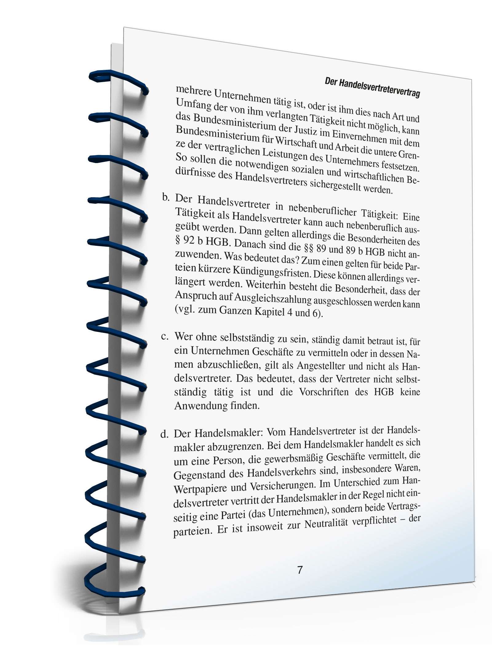 Handelsvertretervertrag abschließen PDF. Seite: 6