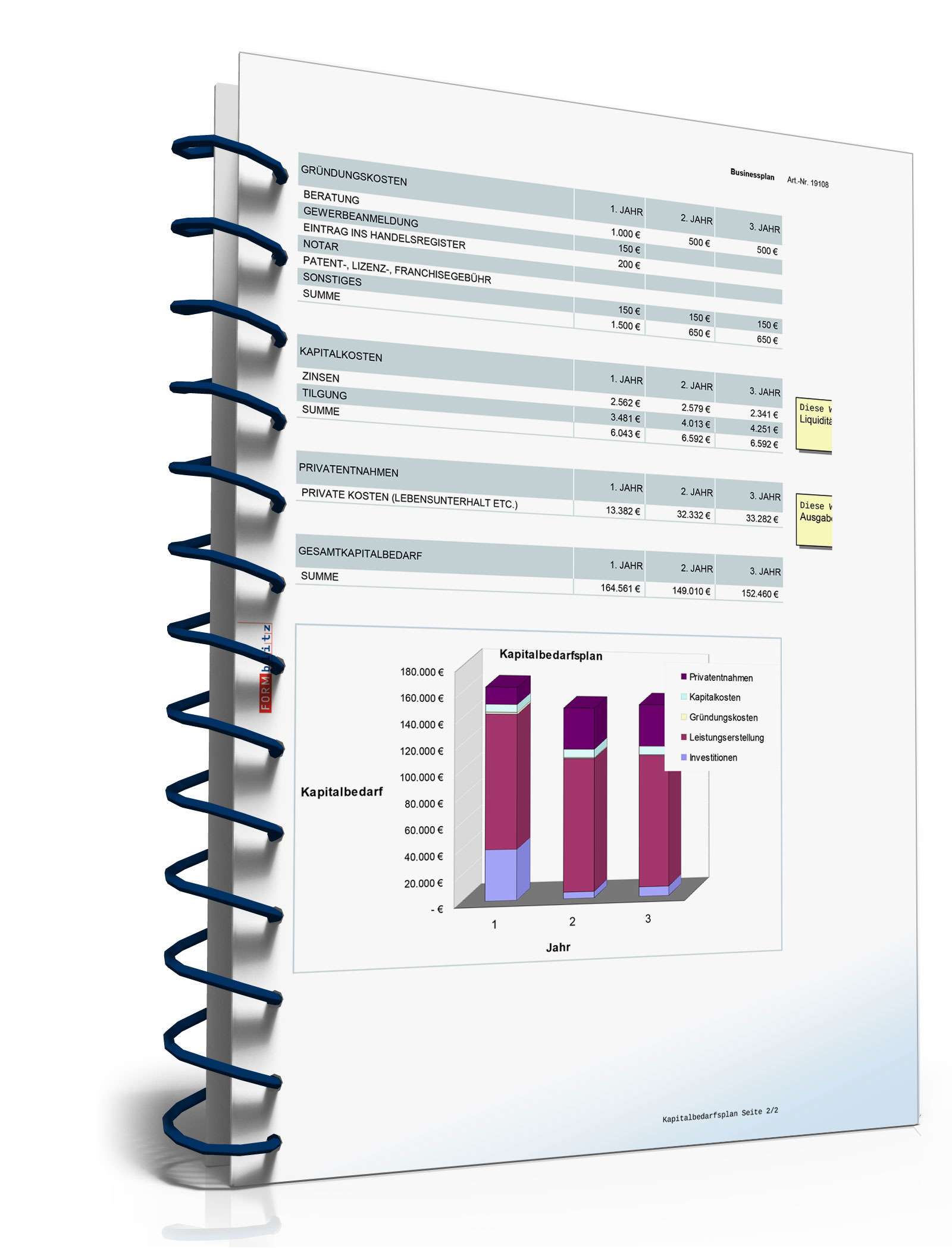 Businessplan Reiseveranstalter Excel. Seite: 19