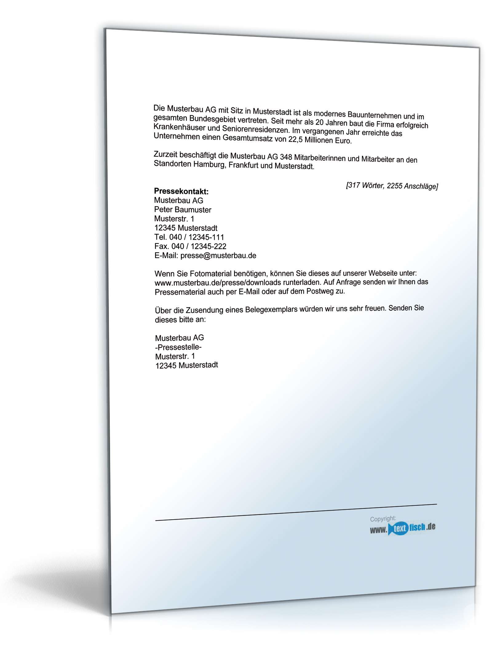 Pressemitteilung Bauherr über Bau einer Seniorenresidenz  PDF. Seite: 2