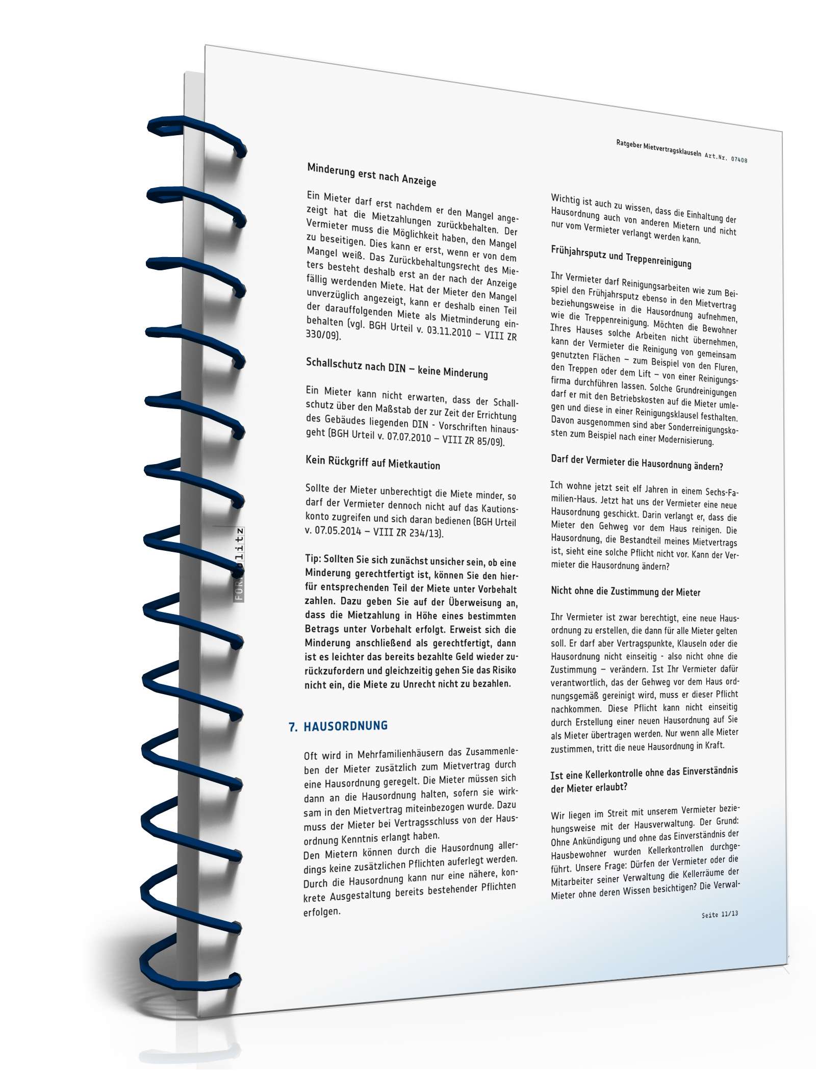 Ratgeber Mietvertragsklauseln  PDF. Seite: 12