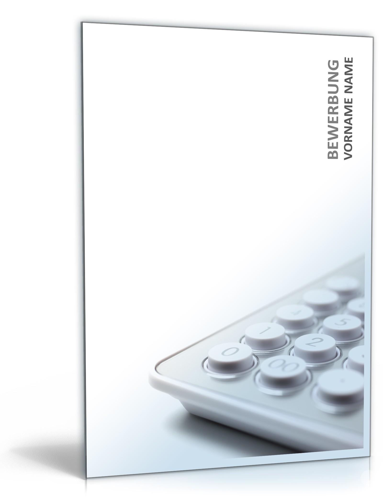 PowerPoint Vorlage Kreative Bewerbung Kaufmann Excel