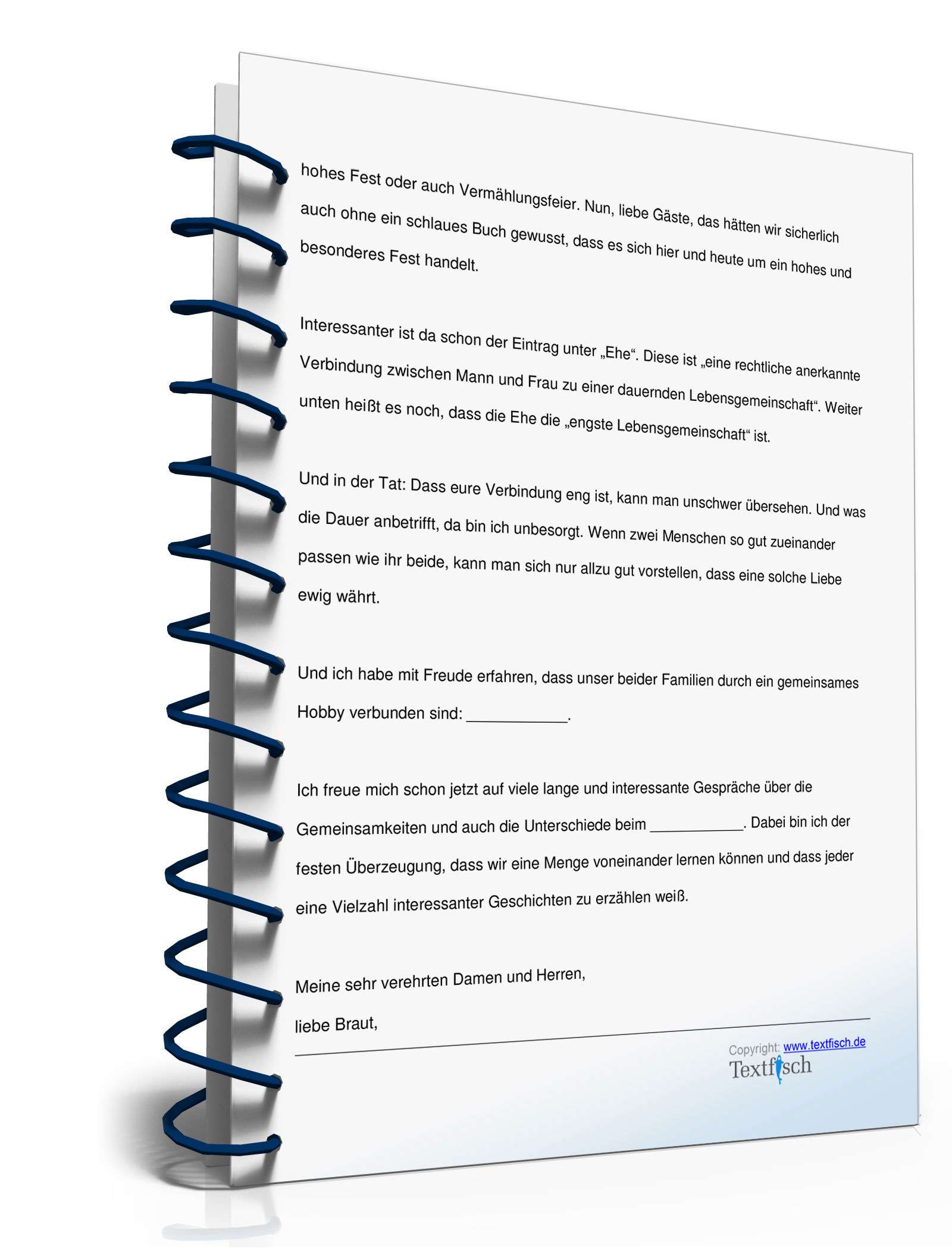 Hochzeitsrede Vater des Bräutigams PDF. Seite: 3