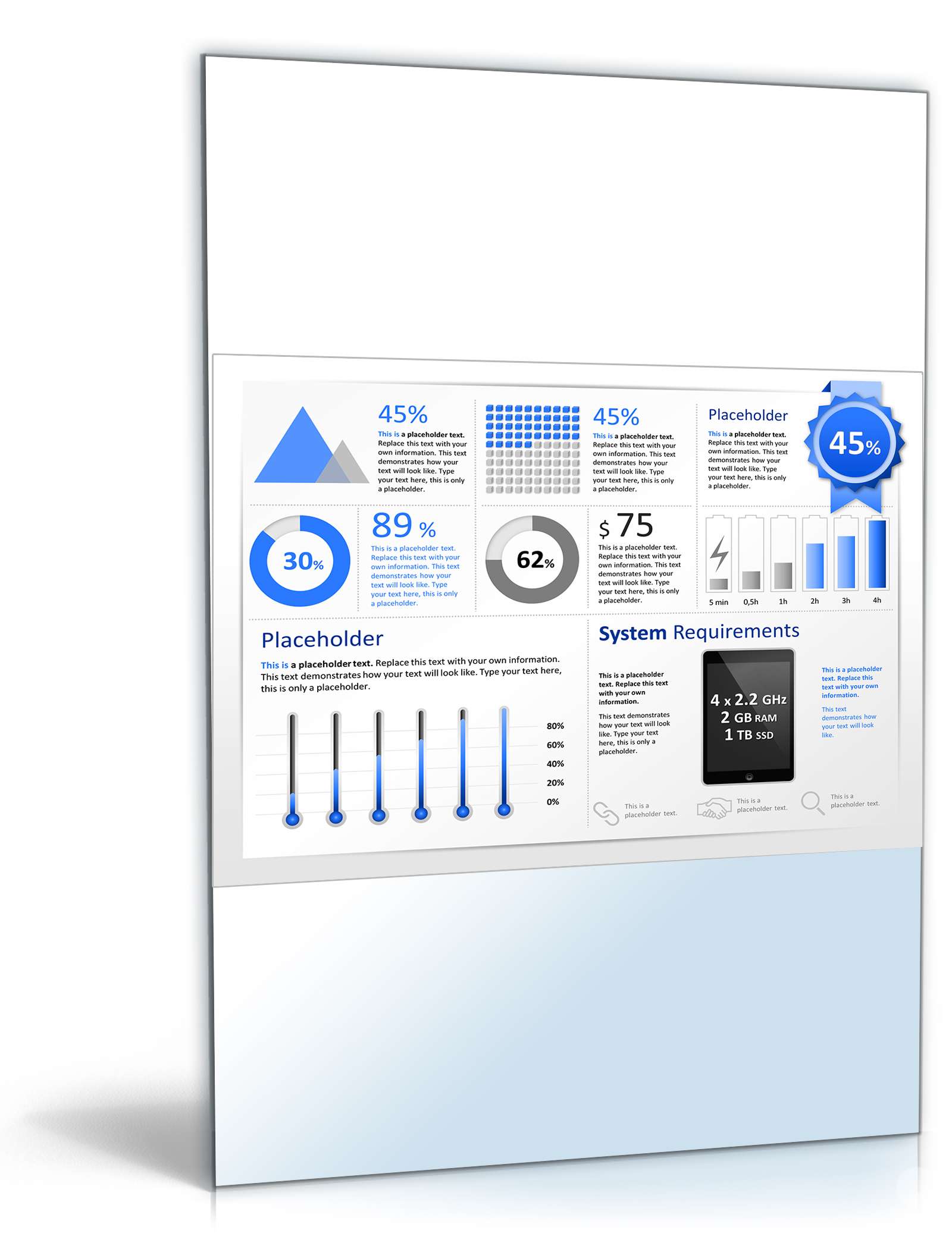 PowerPoint Präsentation Infografiken Excel. Seite: 8