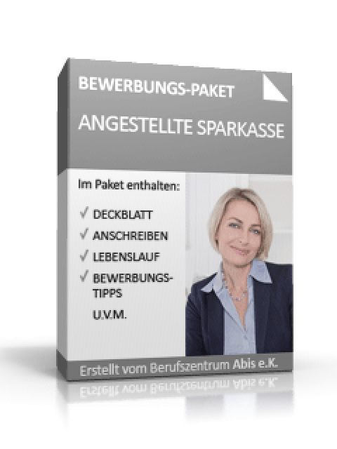 Bewerbungs-Paket Angestellter Sparkasse  Excel