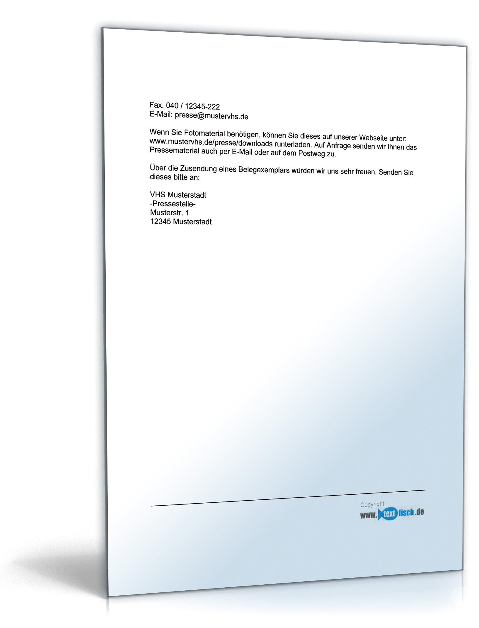 Pressemitteilung Ankündigung über neues Kursangebot  PDF. Seite: 2