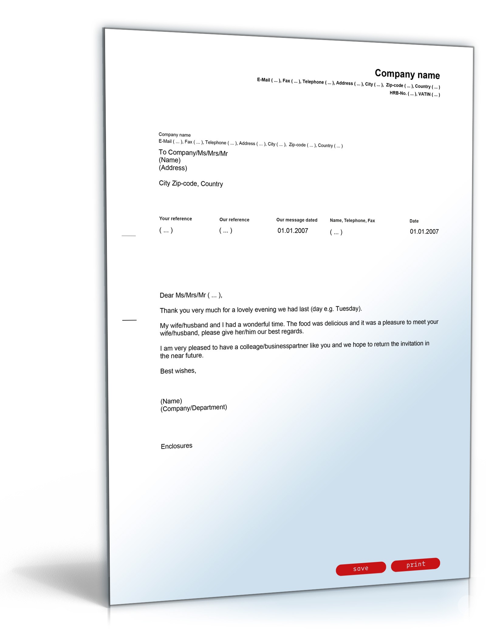 Danksagung Einladung  PDF