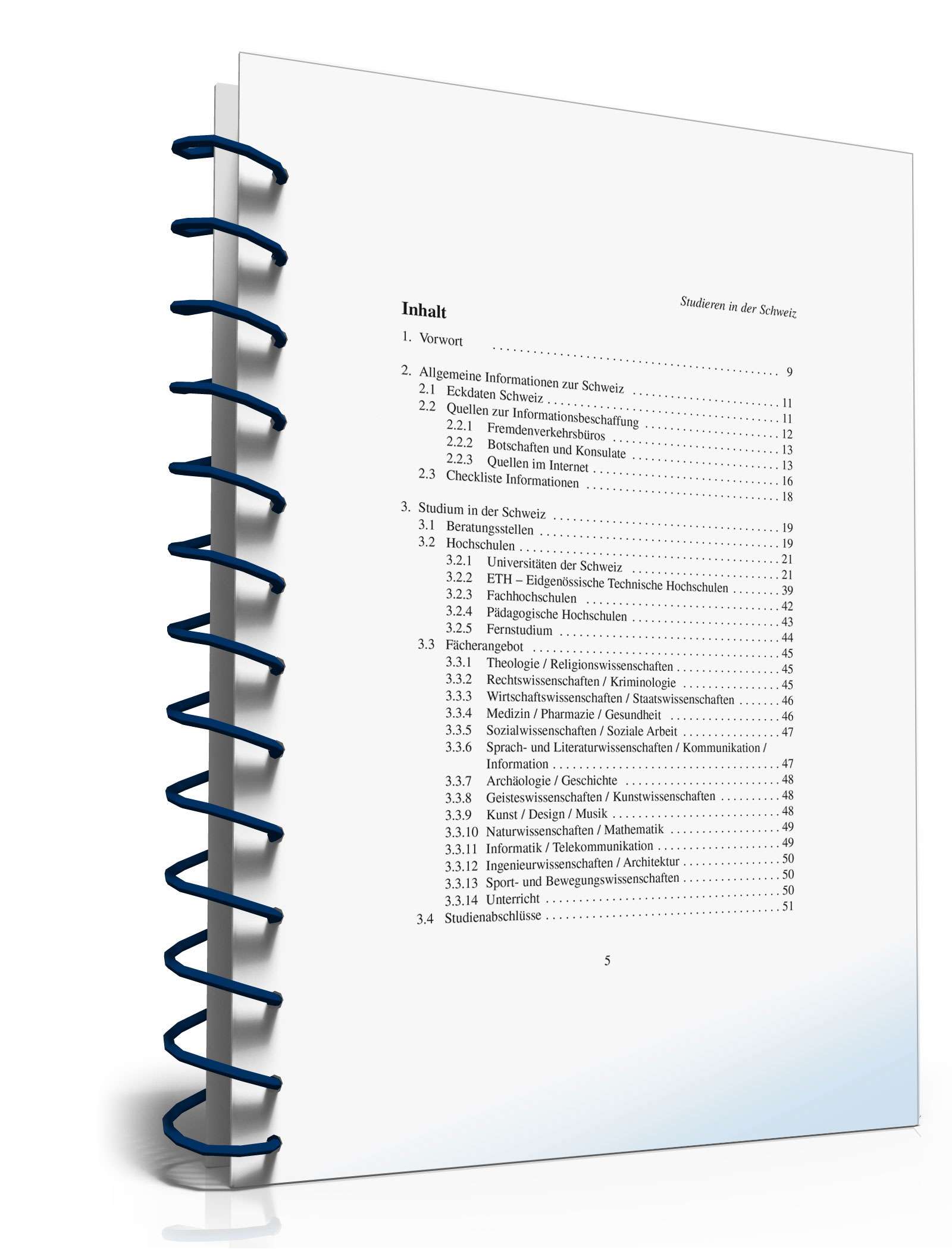 Studieren in der Schweiz PDF. Seite: 3