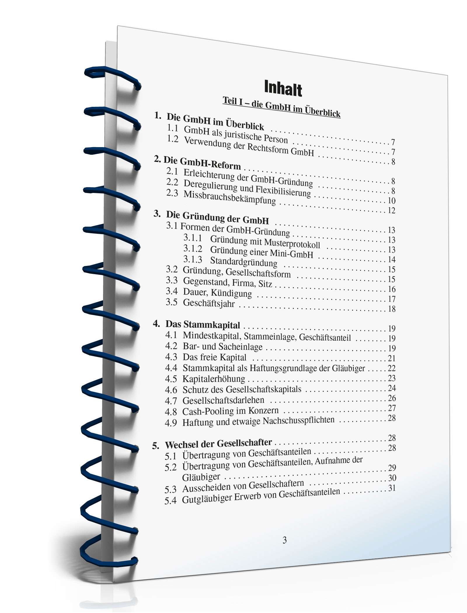Ratgeber Gesellschaftsvertrag GmbH PDF. Seite: 3