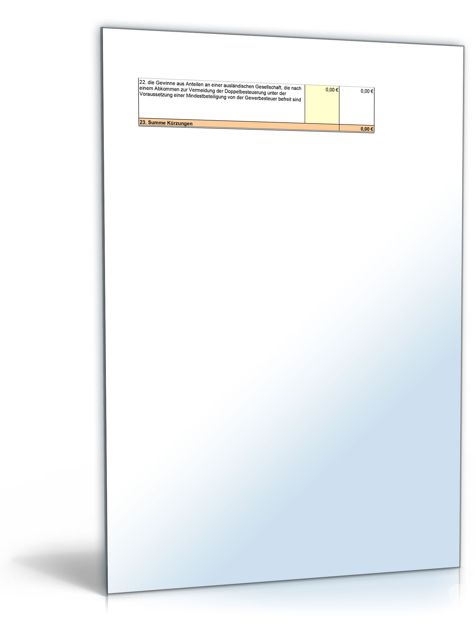 Rückstellungsrechner XL Excel. Seite: 10