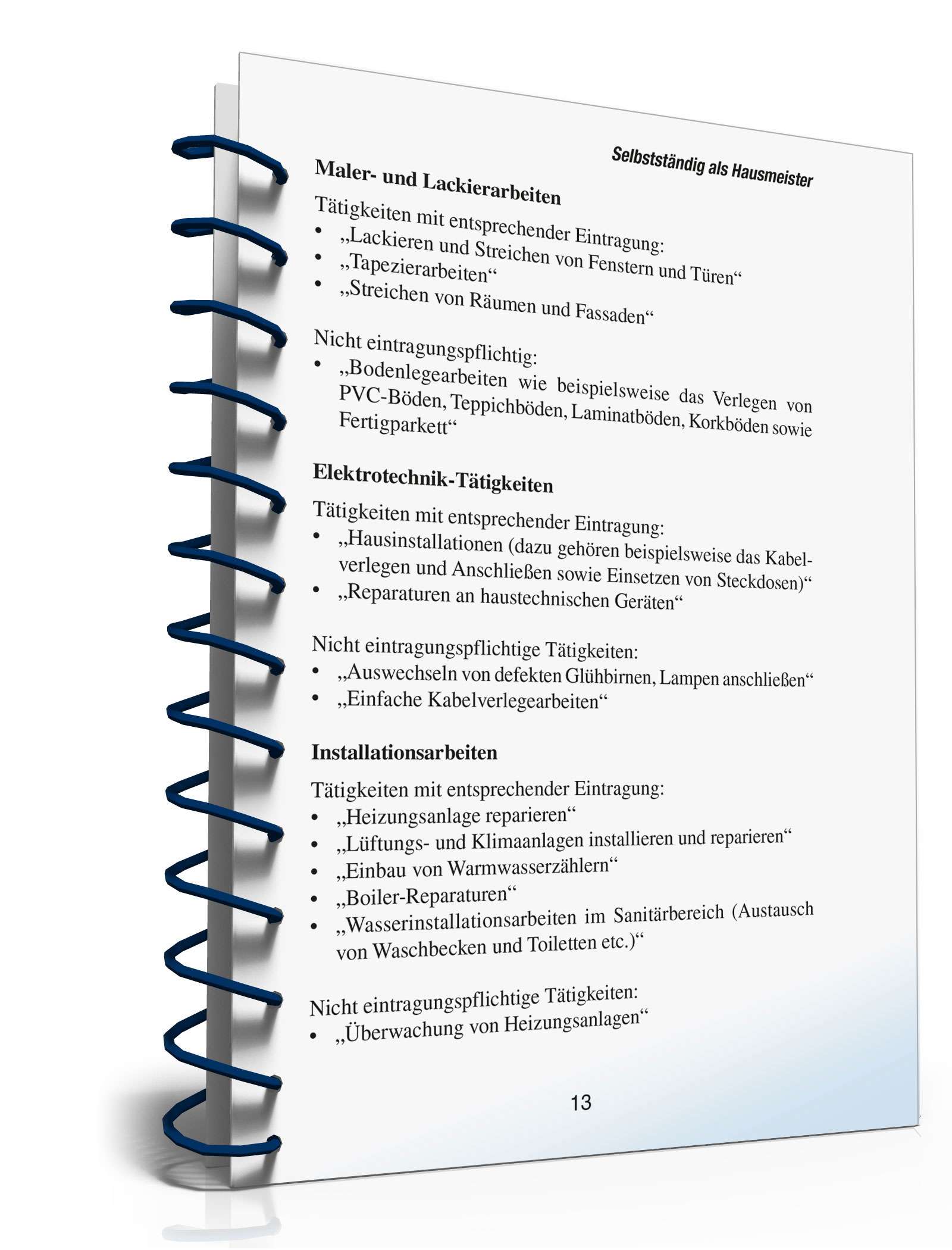 Selbstständig als Hausmeister PDF. Seite: 12