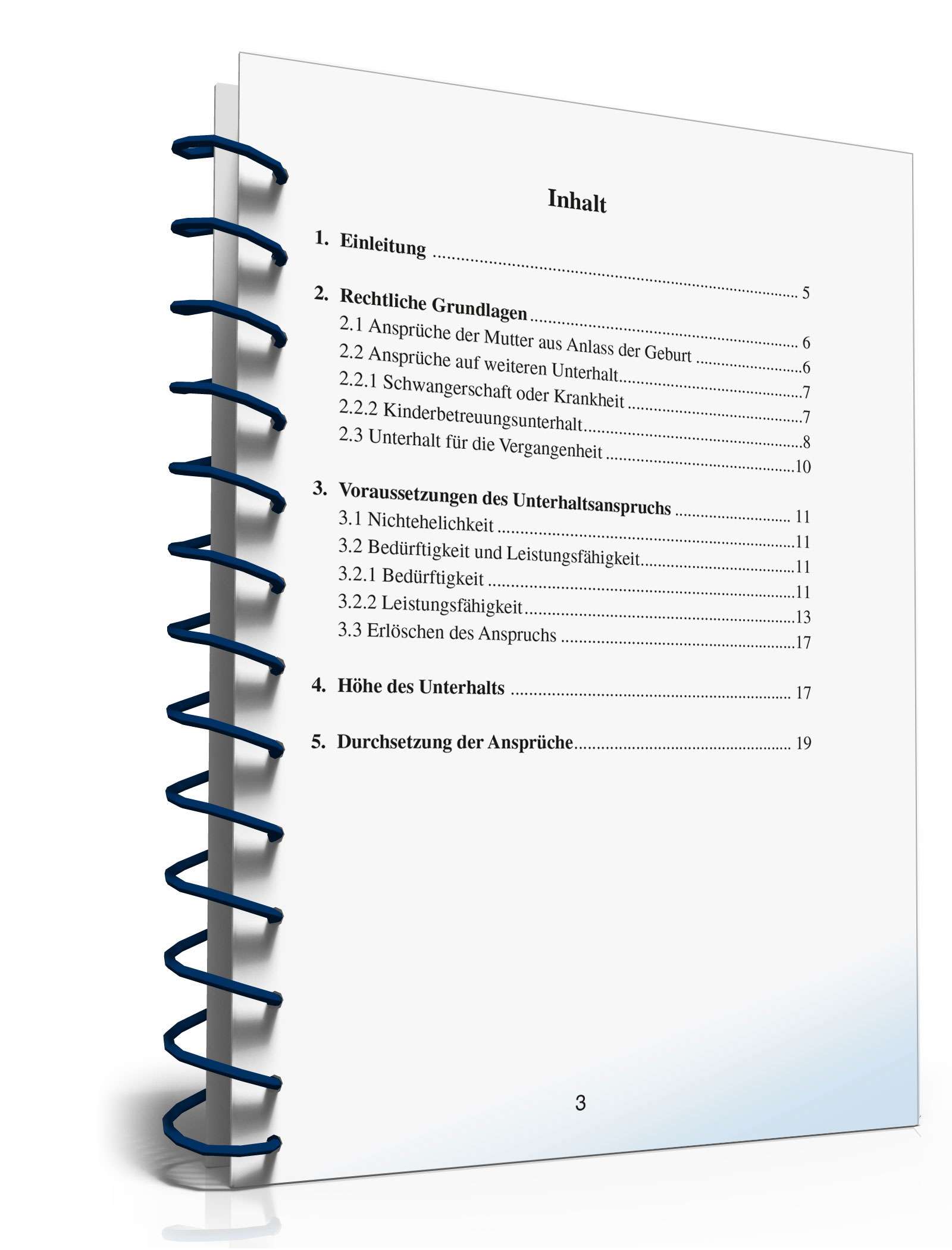 Ratgeber Unterhaltsanspruch Geburt PDF. Seite: 4